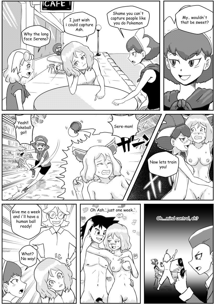 Abuse Serena caught in her own poketrap- Pokemon | pocket monsters hentai Cheating Wife première image