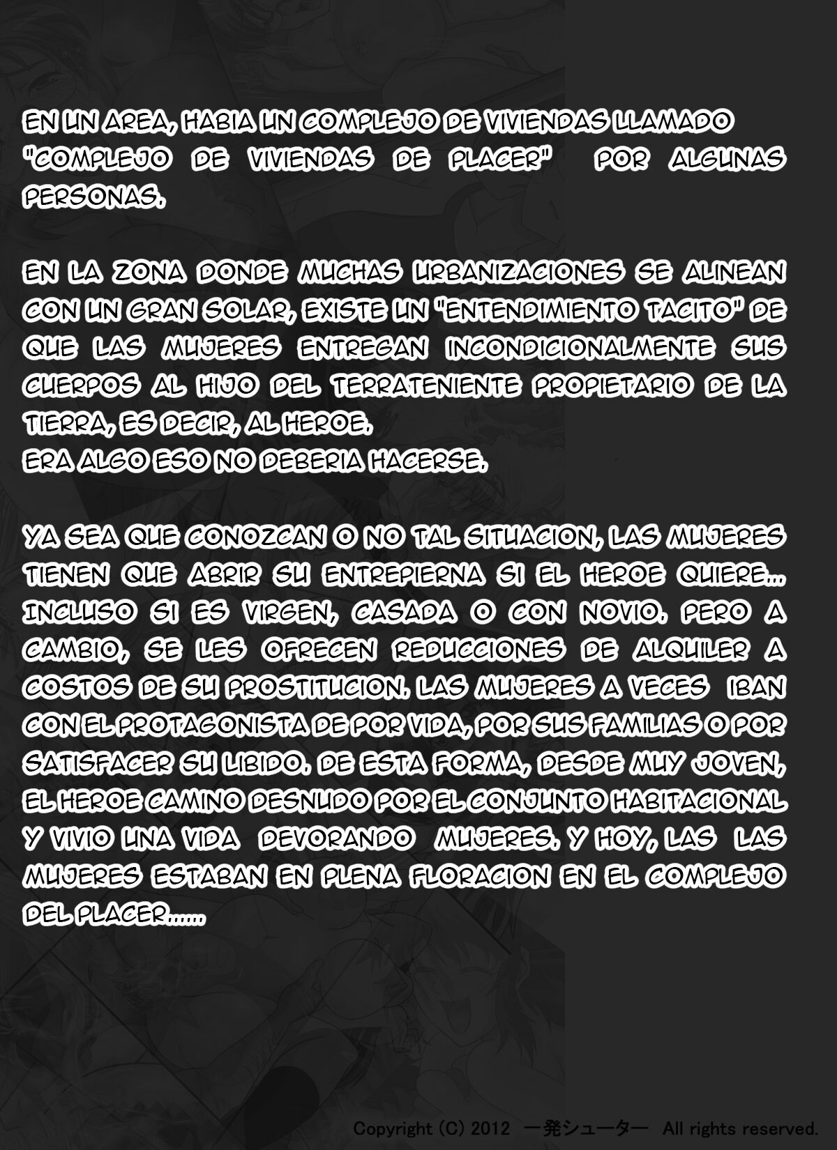 [Ippatsu Shooter] Kairaku Danchi  ~Subete no Onna wa Ore no Mono~ [ESP] (Yzak) image number 2