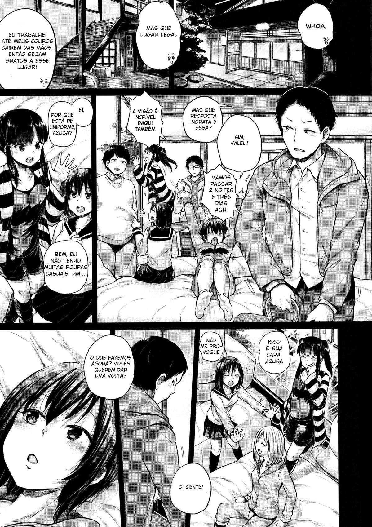 (C91) [Brilliant Thunder (Yumeno Tanuki)] Oya ni Naisho no Iedex - Fuyuyasumi no Toode Hen | Fugindo de Casa Para Manter o Segredo de Interesse Sexual de Nossos Pais – Versão de Viagem de Inverno [Portuguese-BR] [DiegoVPR] image number 4