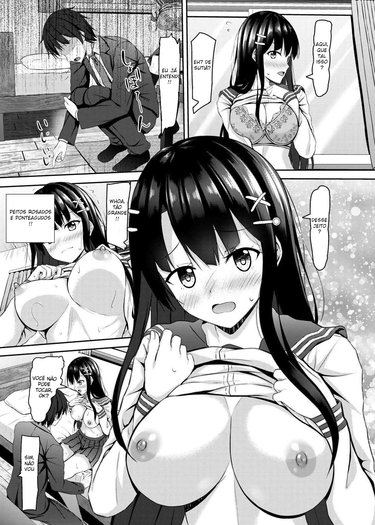 [Akanagi (Aikawa Tatsuki)] Saishoku Kenbi de Hazukashigariya na jk to Hatsu H made | A Primeira Vez de uma Garota Colegial Tímida Abençoada com Inteligência e Beleza [Portuguese-BR] [DiegoVPR] [Digital] 10eme image