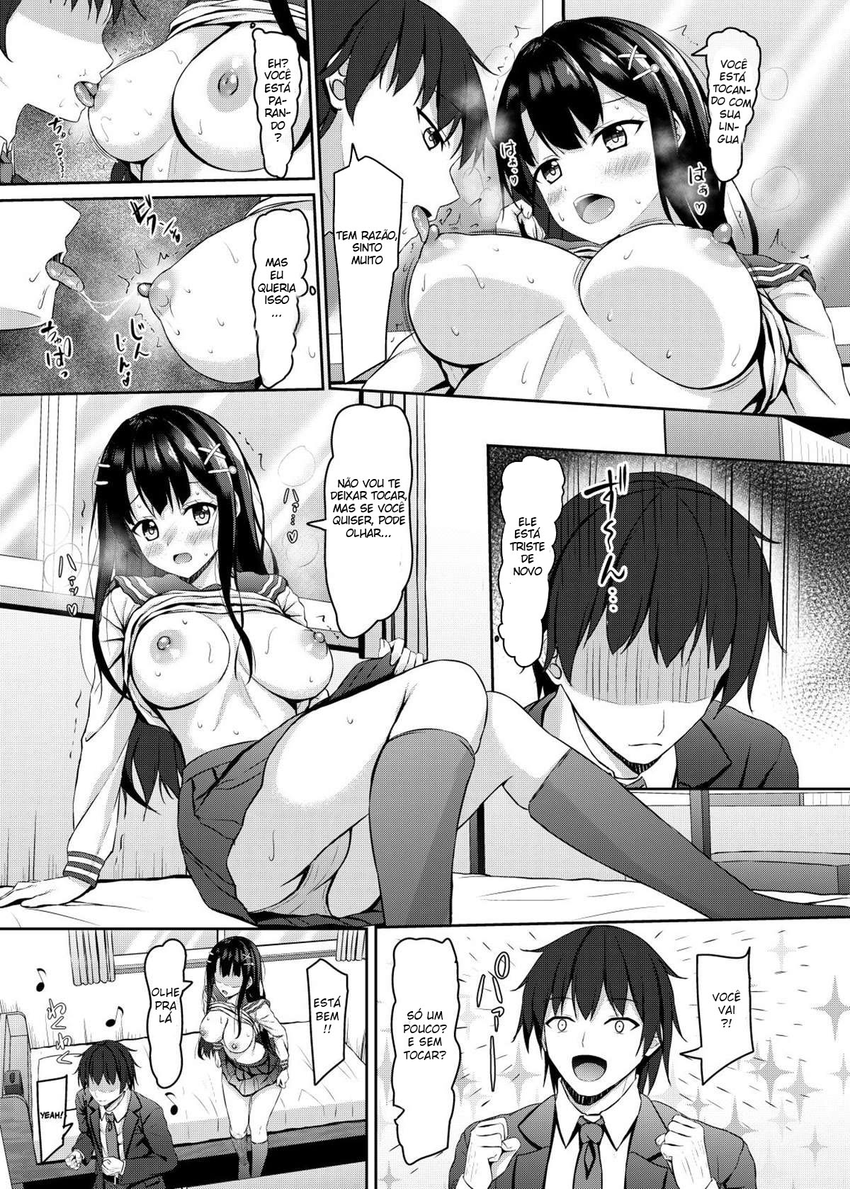 [Akanagi (Aikawa Tatsuki)] Saishoku Kenbi de Hazukashigariya na jk to Hatsu H made | A Primeira Vez de uma Garota Colegial Tímida Abençoada com Inteligência e Beleza [Portuguese-BR] [DiegoVPR] [Digital] 12eme image