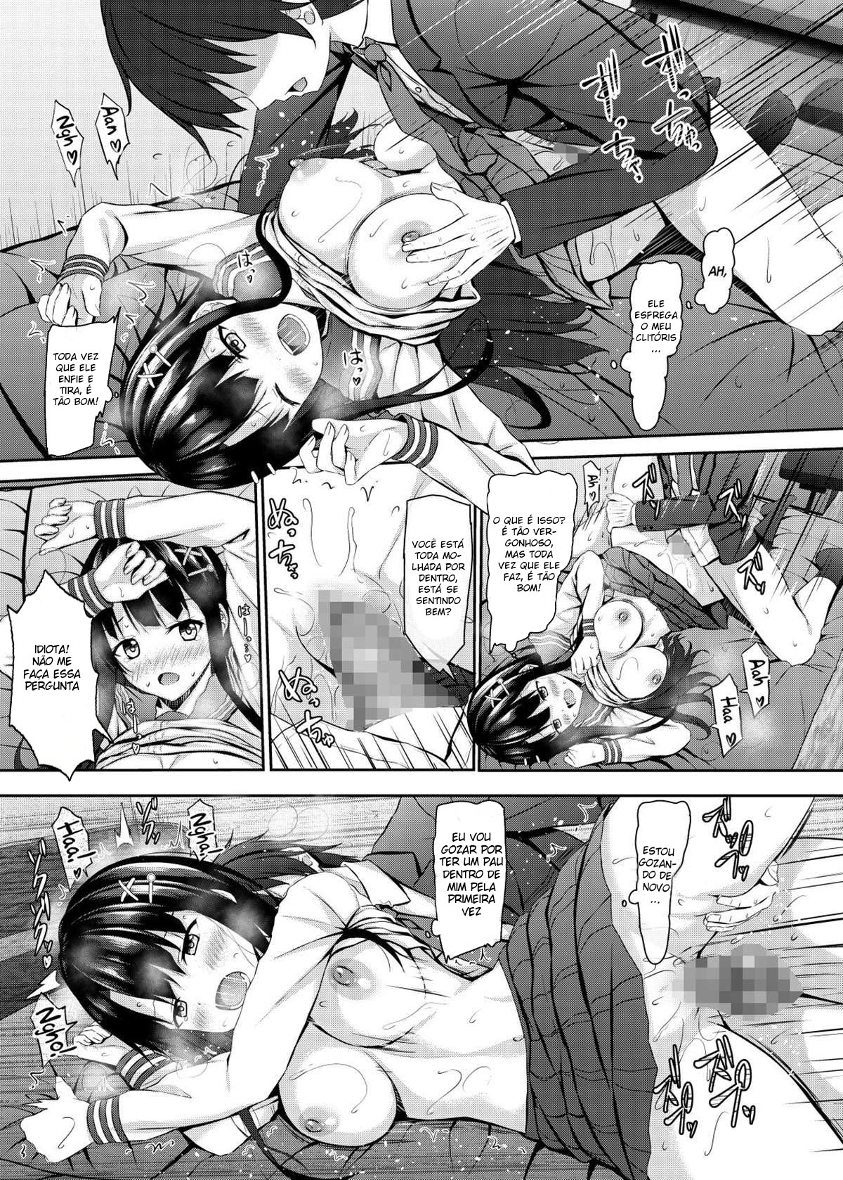 [Akanagi (Aikawa Tatsuki)] Saishoku Kenbi de Hazukashigariya na jk to Hatsu H made | A Primeira Vez de uma Garota Colegial Tímida Abençoada com Inteligência e Beleza [Portuguese-BR] [DiegoVPR] [Digital] 20eme image