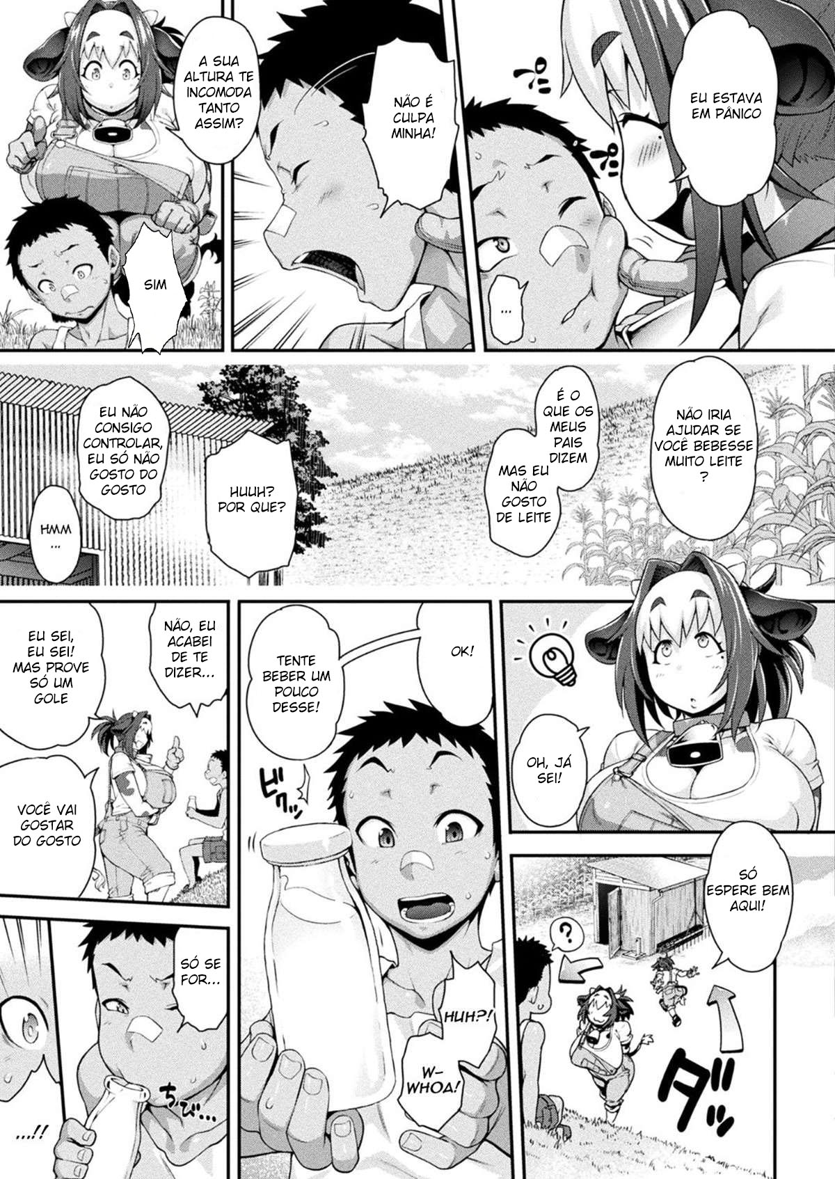 [Jun] Kemonokko Tsuushin ~Ushi Musume Bell~ | Garota Animal No Hotline ~Garota Vaca Bell (COMIC Unreal 2018-06 Vol. 73) [Portuguese-BR] [DiegoVPR] [Digital] 画像番号 3