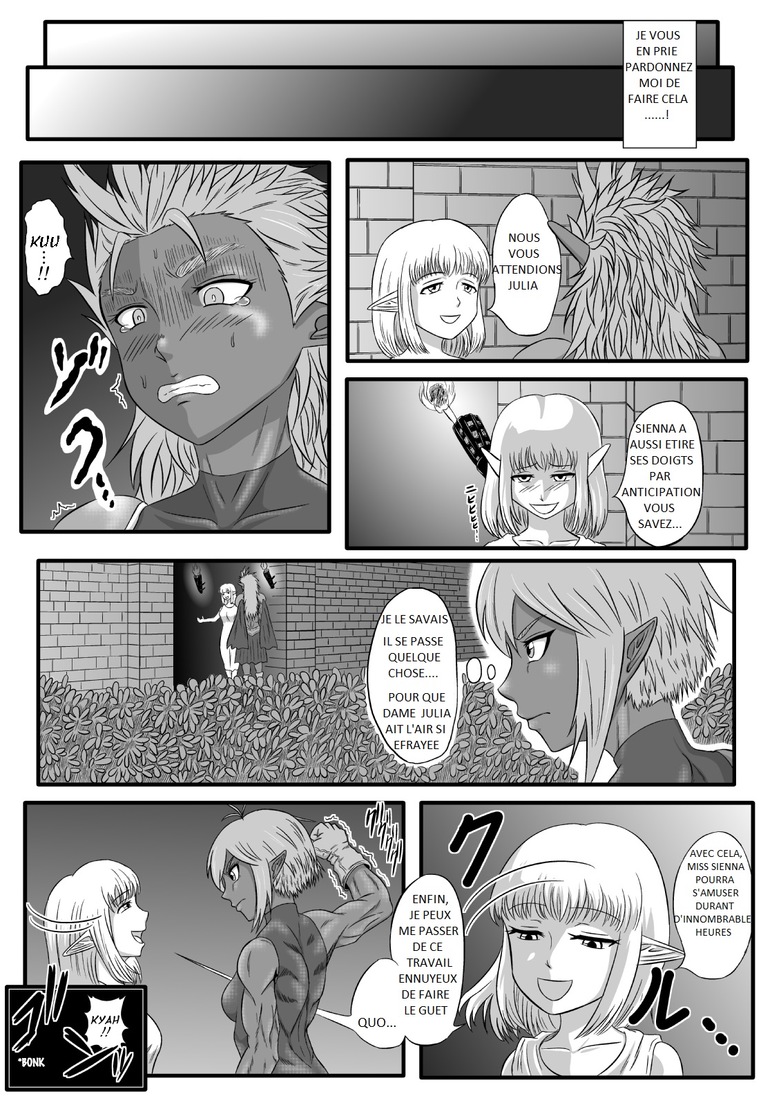 [Tick (Tickzou)] Kusuguri Goumon Taikyuu Hon ~Dark Elf Sokkin Hen~ | Tickling Torture Endurance Book ~Dark Elf Entourage~ [French] imagen número 5