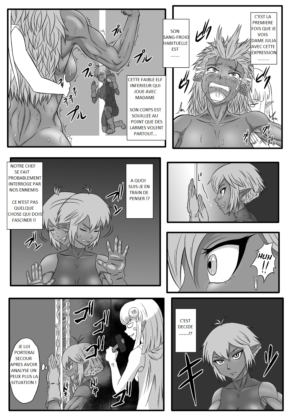 [Tick (Tickzou)] Kusuguri Goumon Taikyuu Hon ~Dark Elf Sokkin Hen~ | Tickling Torture Endurance Book ~Dark Elf Entourage~ [French] imagen número 8