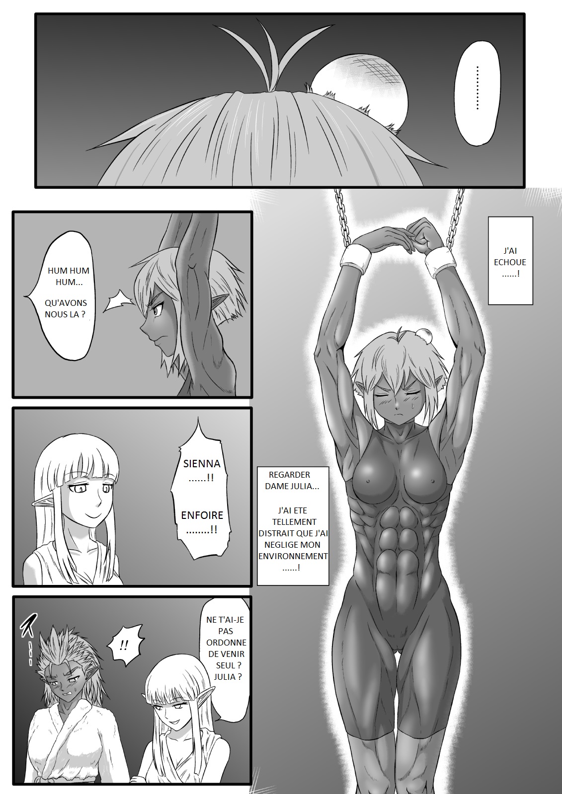 [Tick (Tickzou)] Kusuguri Goumon Taikyuu Hon ~Dark Elf Sokkin Hen~ | Tickling Torture Endurance Book ~Dark Elf Entourage~ [French] imagen número 9