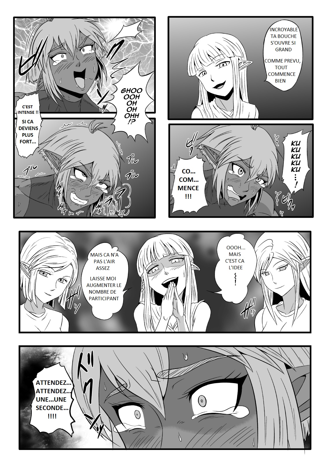 [Tick (Tickzou)] Kusuguri Goumon Taikyuu Hon ~Dark Elf Sokkin Hen~ | Tickling Torture Endurance Book ~Dark Elf Entourage~ [French] imagen número 15