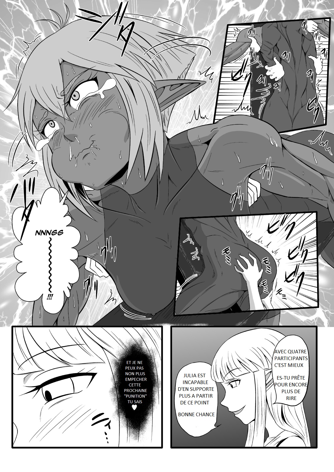 [Tick (Tickzou)] Kusuguri Goumon Taikyuu Hon ~Dark Elf Sokkin Hen~ | Tickling Torture Endurance Book ~Dark Elf Entourage~ [French] imagen número 16