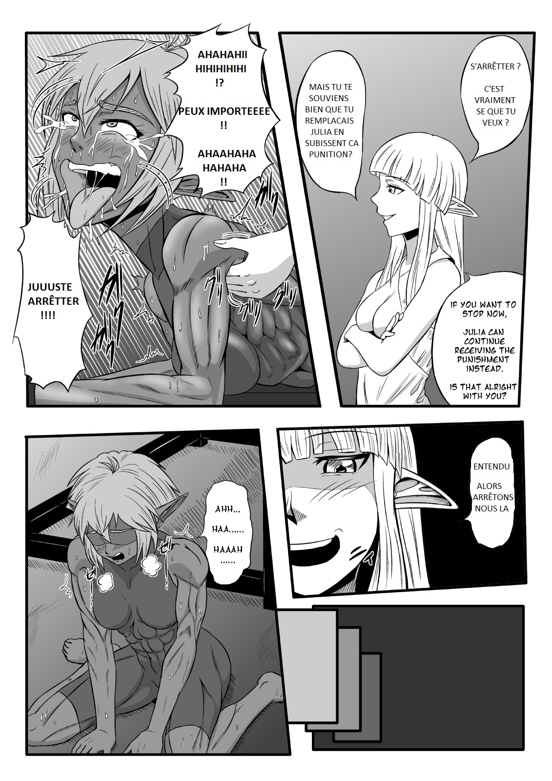 [Tick (Tickzou)] Kusuguri Goumon Taikyuu Hon ~Dark Elf Sokkin Hen~ | Tickling Torture Endurance Book ~Dark Elf Entourage~ [French] imagen número 23