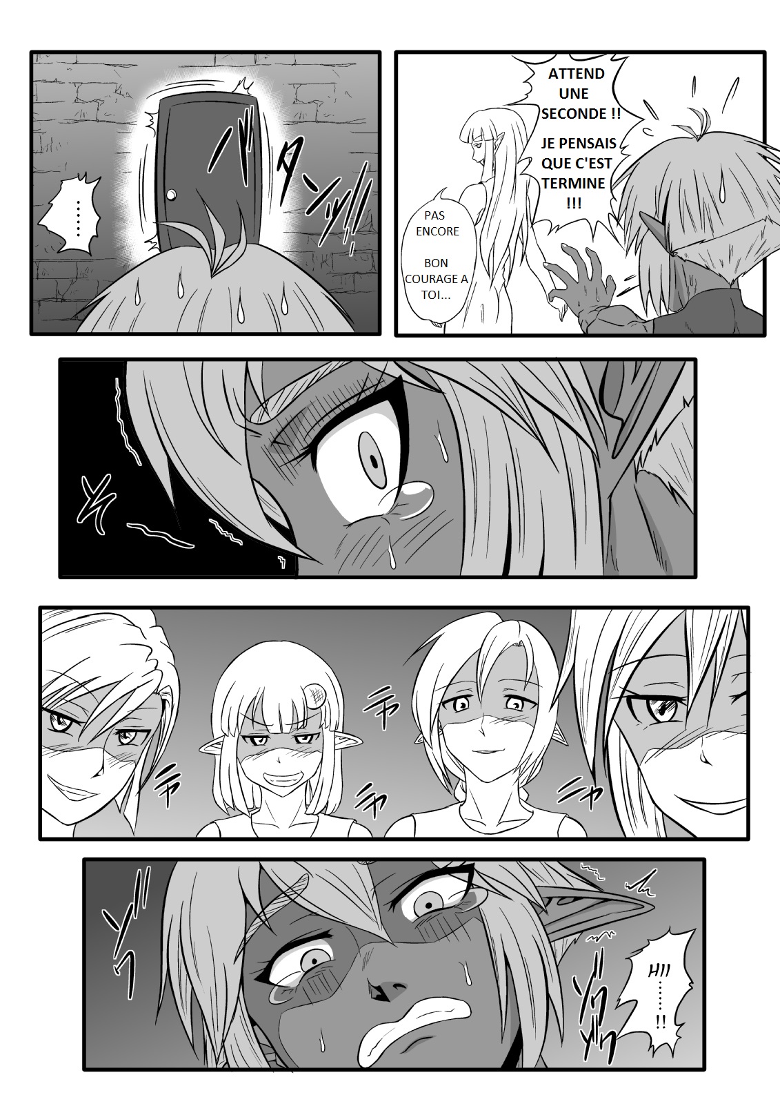 [Tick (Tickzou)] Kusuguri Goumon Taikyuu Hon ~Dark Elf Sokkin Hen~ | Tickling Torture Endurance Book ~Dark Elf Entourage~ [French] imagen número 25