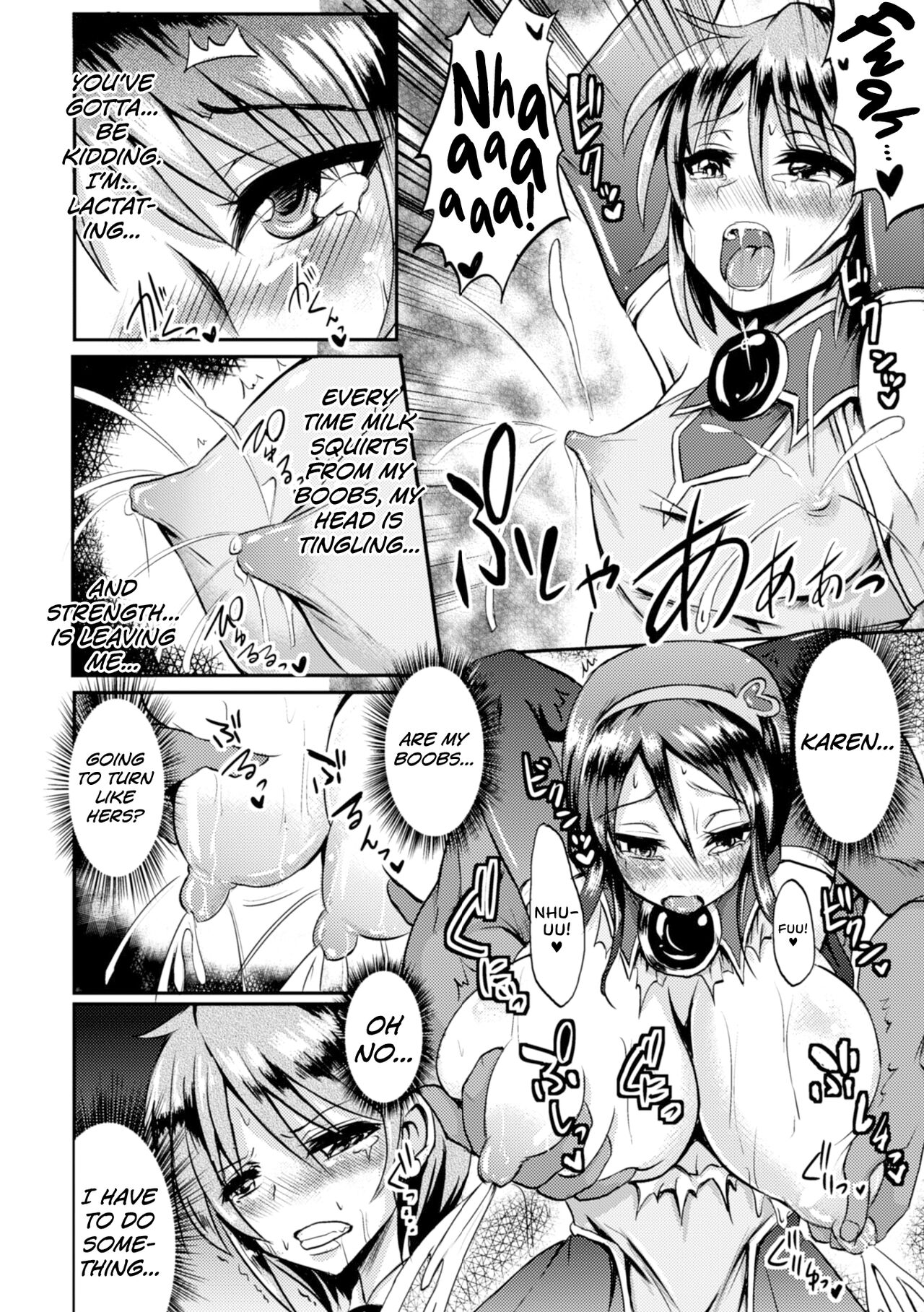 [Yoki] Mahou Senshi Fairy Amuse ~Ningen Sakunyuu Bokujou~ | Magical Fighters Fiery Arms ~Human Milking Farm~ (Seigi no Heroine Kachiku Bokujou Vol. 2) [English] [biribiri] [Digital] image number 8