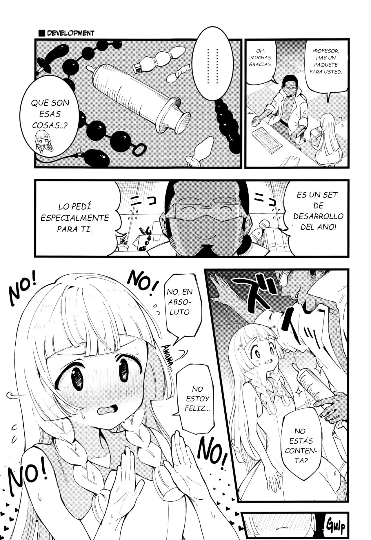 (COMIC1 BS-sai Special) [Shironegiya (miya9)] Hakase no Yoru no Joshu. Soushuuhen (Pokémon Sun and Moon) [Spanish] [Incomplete] 21eme image