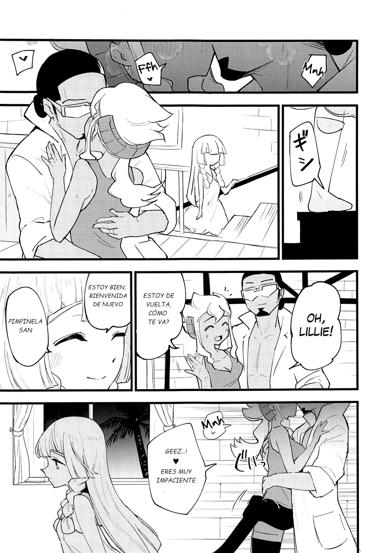 (C99) [Shironegiya (miya9)] Hakase no Yoru no Joshu. 4 (Pokémon Sun and Moon) [Spanish] image number 4