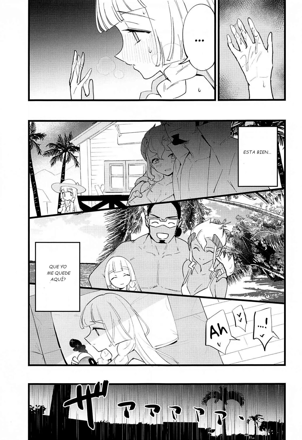(C99) [Shironegiya (miya9)] Hakase no Yoru no Joshu. 4 (Pokémon Sun and Moon) [Spanish] image number 8
