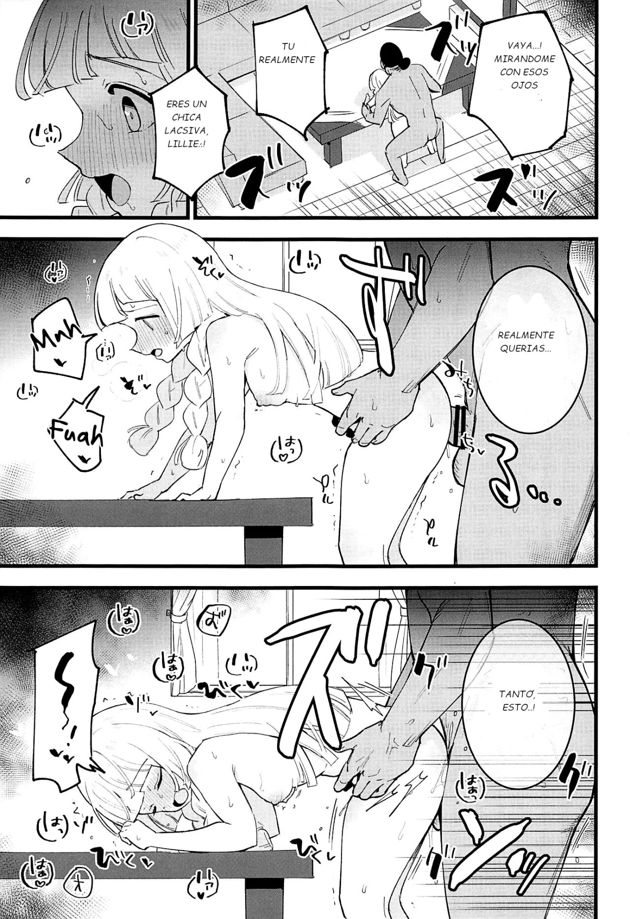 (C99) [Shironegiya (miya9)] Hakase no Yoru no Joshu. 4 (Pokémon Sun and Moon) [Spanish] image number 12