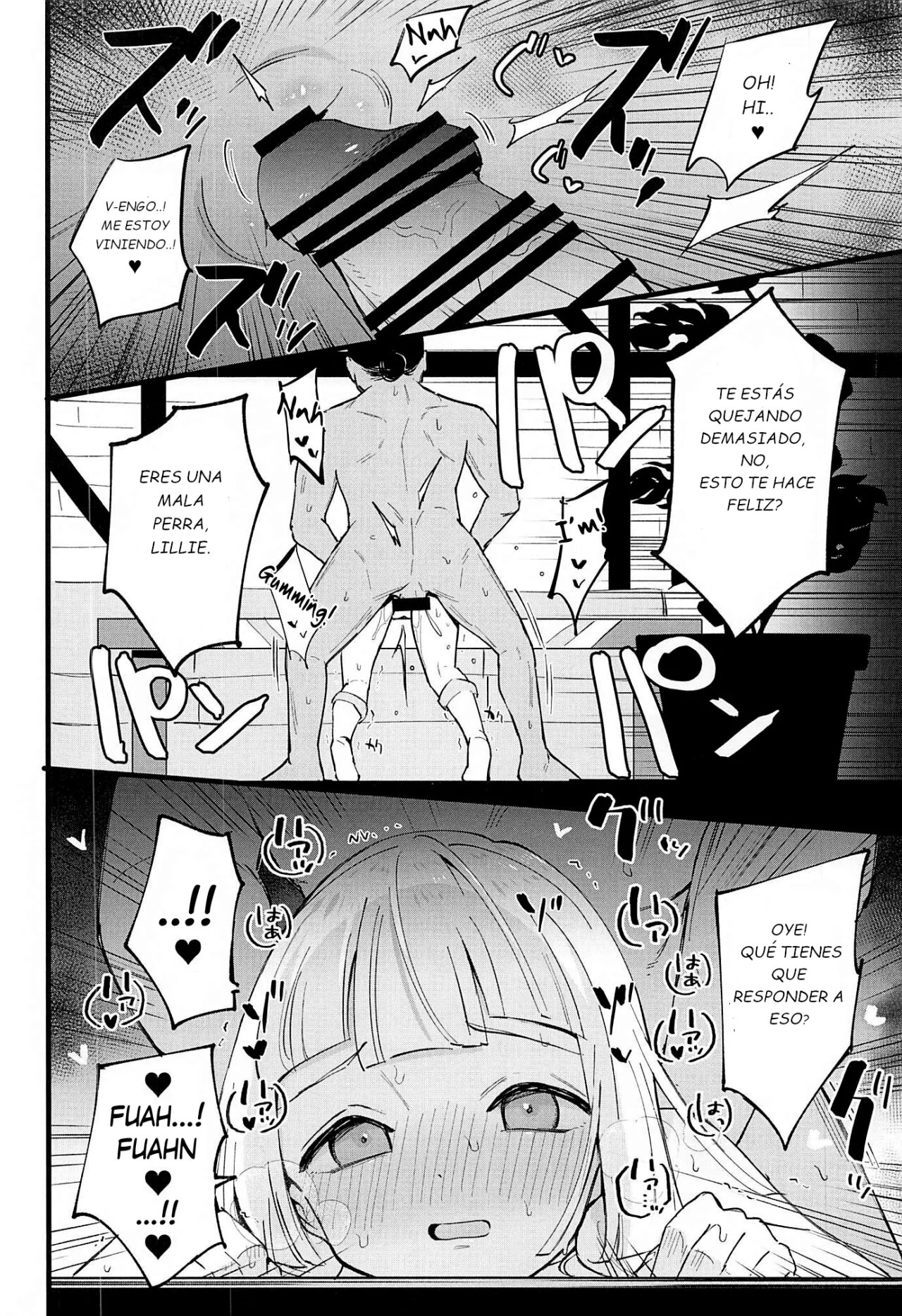 (C99) [Shironegiya (miya9)] Hakase no Yoru no Joshu. 4 (Pokémon Sun and Moon) [Spanish] image number 13