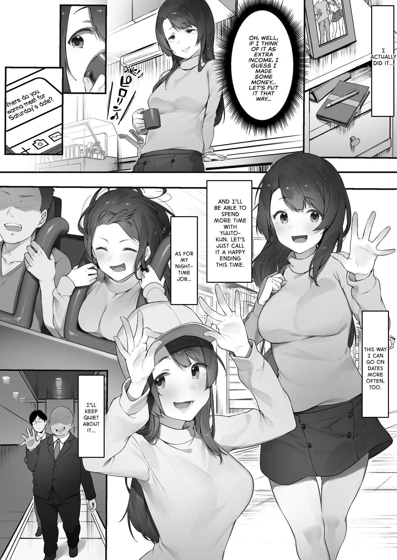 [Nigiri Usagi] Karui Kimochi de Kyabajou ni Natta Kekka | When You Start Working as a Hostess Without Setting Boundaries  [English] [defan752] image number 3