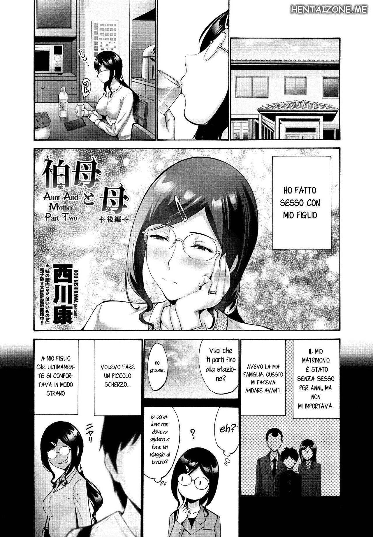 [Nishikawa Kou] Oba To Haha Kouhen | Zia e Madre Ch. 2 (COMIC Penguin Club 2021-09) [Italian] [Digital] 画像番号 1