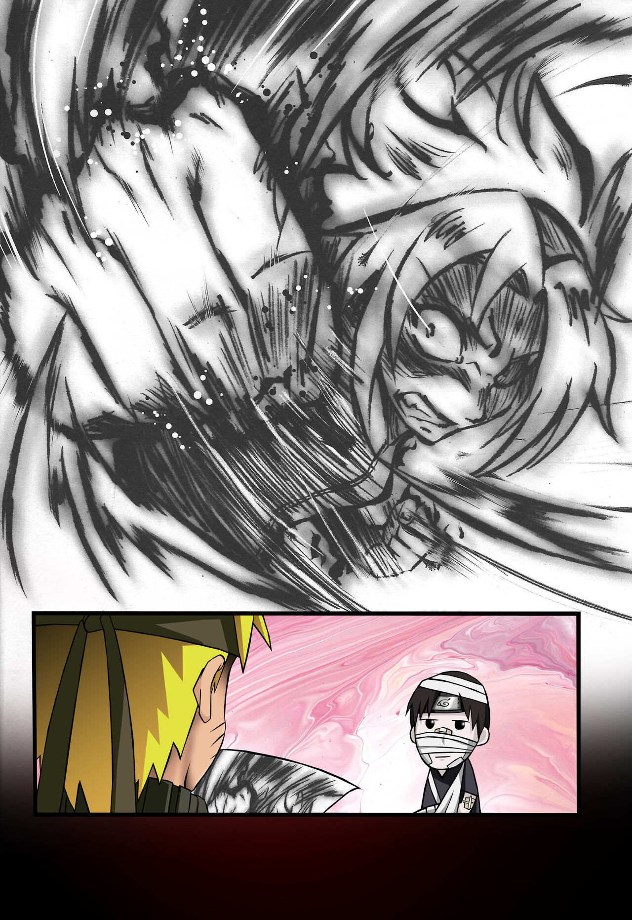 (C87) [Karakishi Youhei-dan Shinga (Sahara Wataru, Sentarou)] Haouju 2 (Naruto) [English] {hentaimangaprivatov} [Color] image number 24