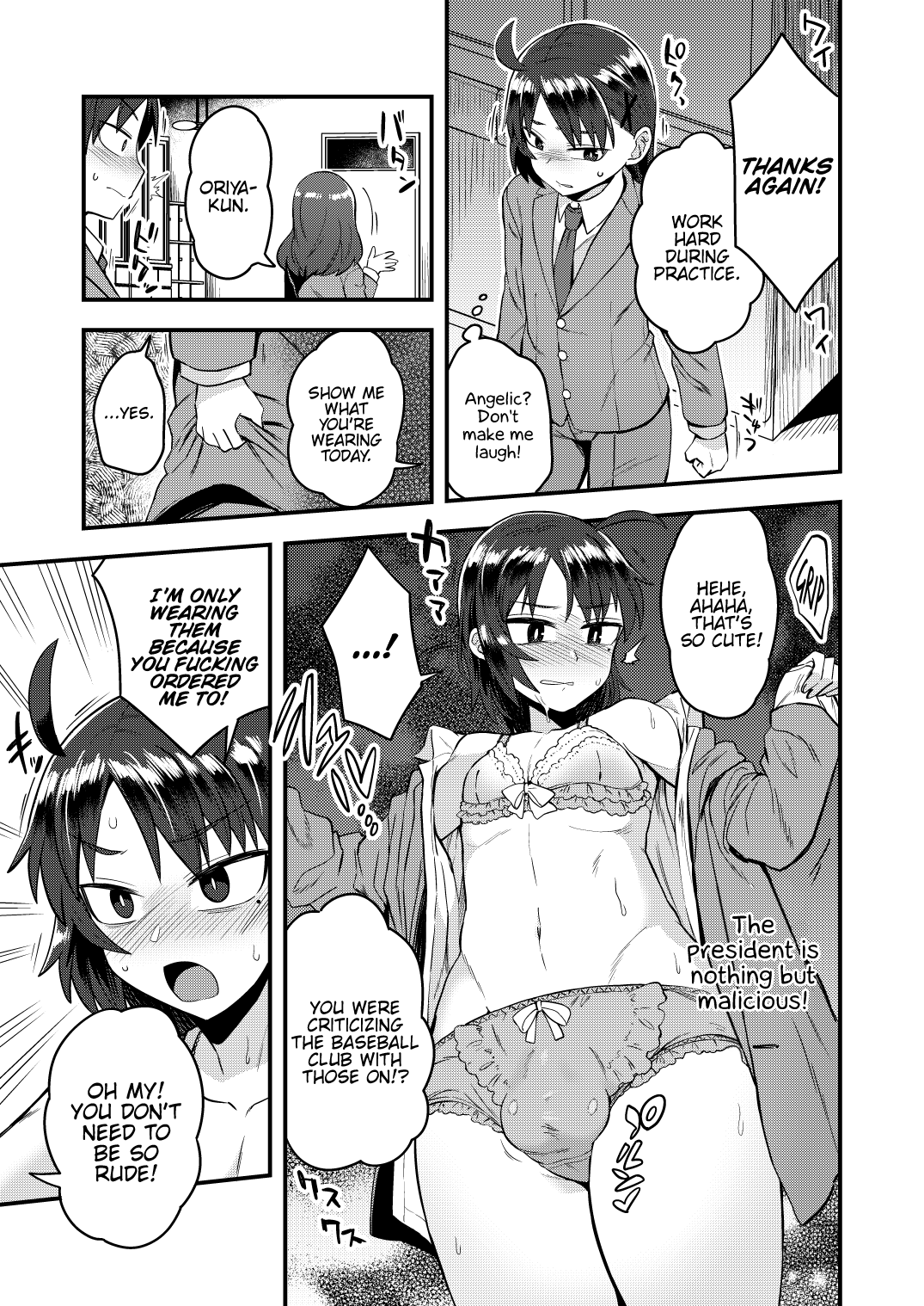 [Odenden (Kotori Yuuya)] Fukukaichou ga Kaichou no Kanojo ni Naru made | Until the Vice President Becomes the President's Girlfriend [English] {Hennojin} image number 4