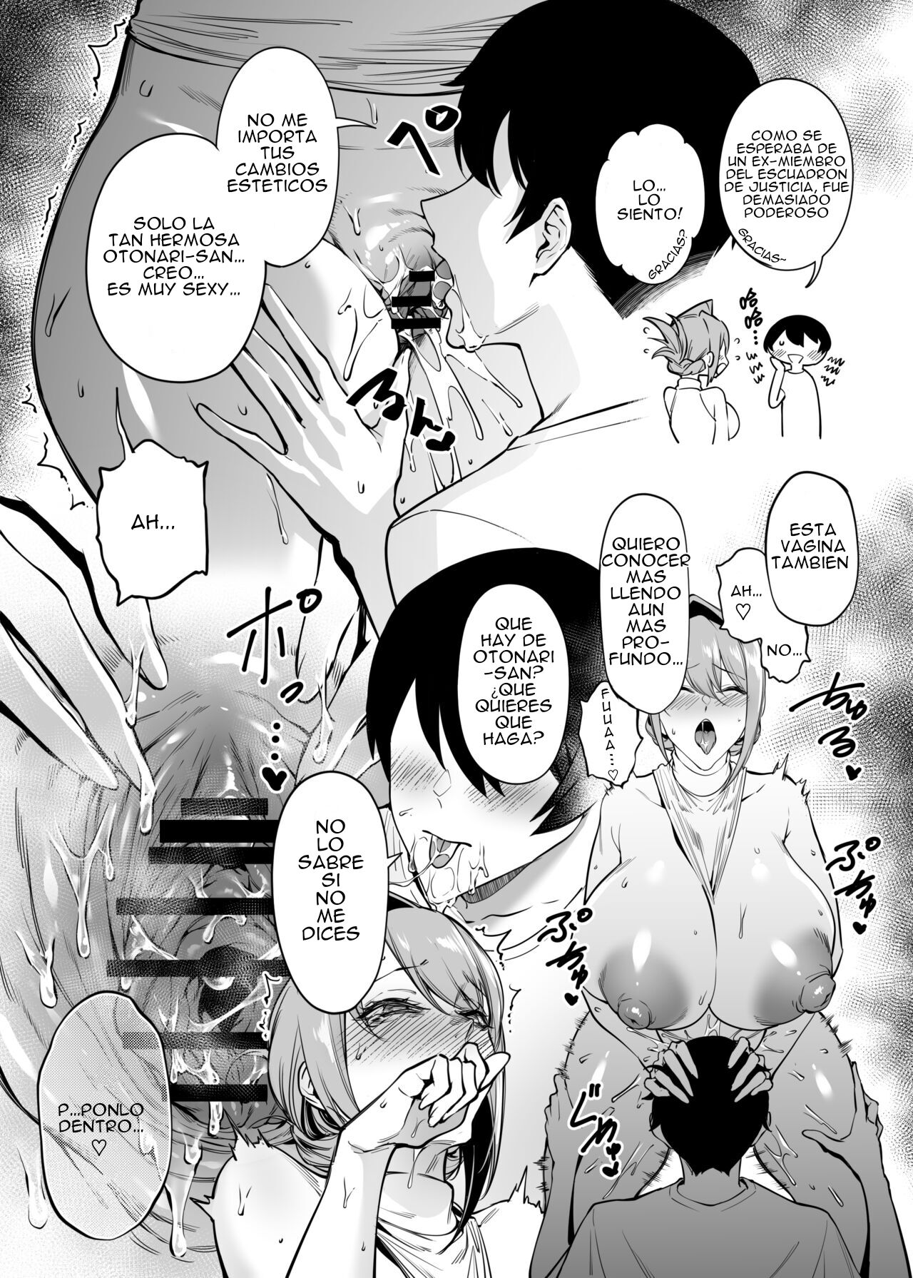 [F.W.ZHolic (FAN)] Otonari-san wa Yami Soshiki ni Nikutai Kaizou sareta Moto Seigi Sentai Member deshita 2 [Spanish] image number 21