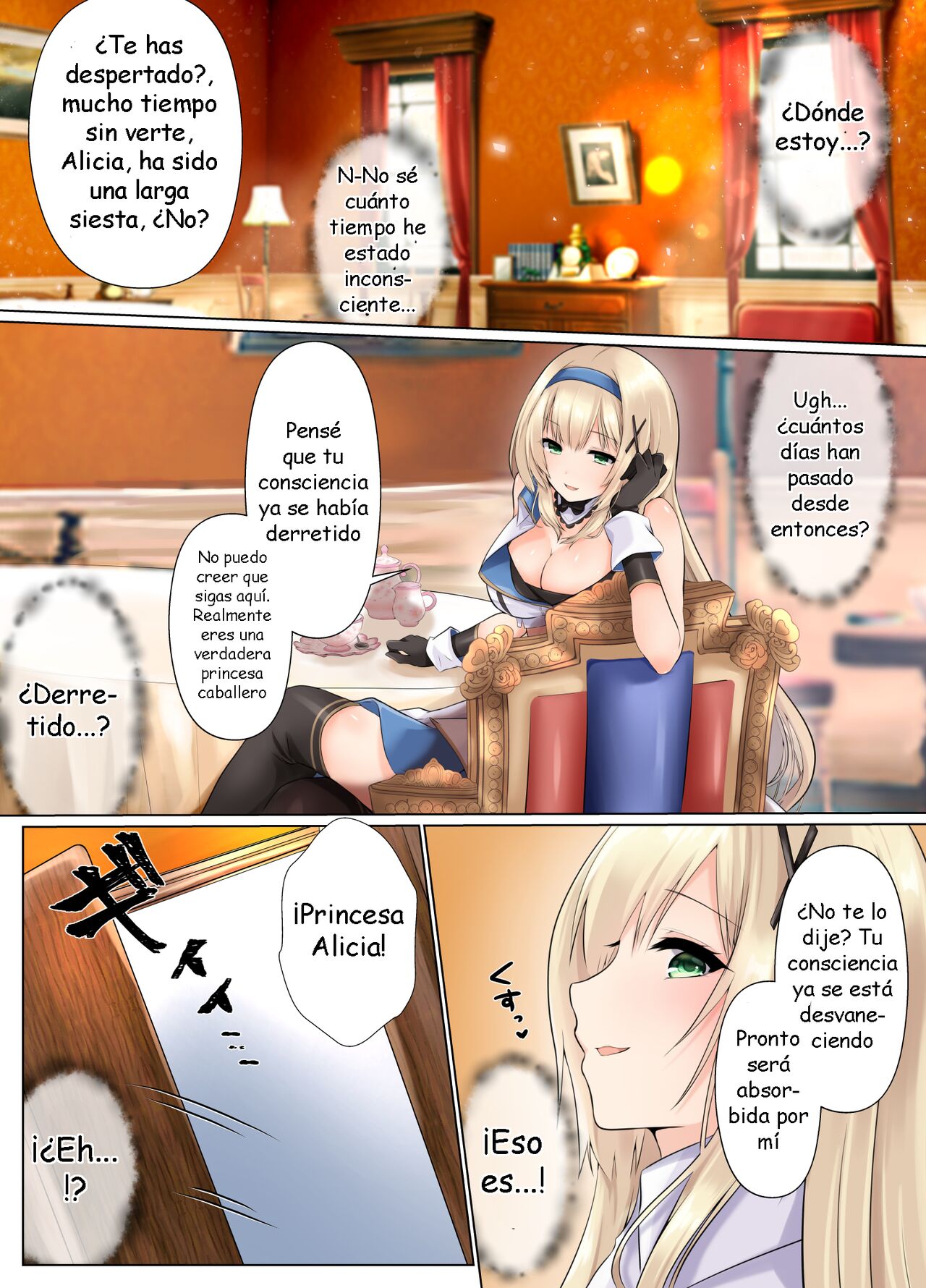 [Seika Kairaku Shoten (Erutoria, Kumakko, Yuki Haru)] Fadein Succubus -Succubus ni Karada o Nottorare Moteasobareru Himekishi Monogatari- [Digital] [Spanish] 图片编号 24