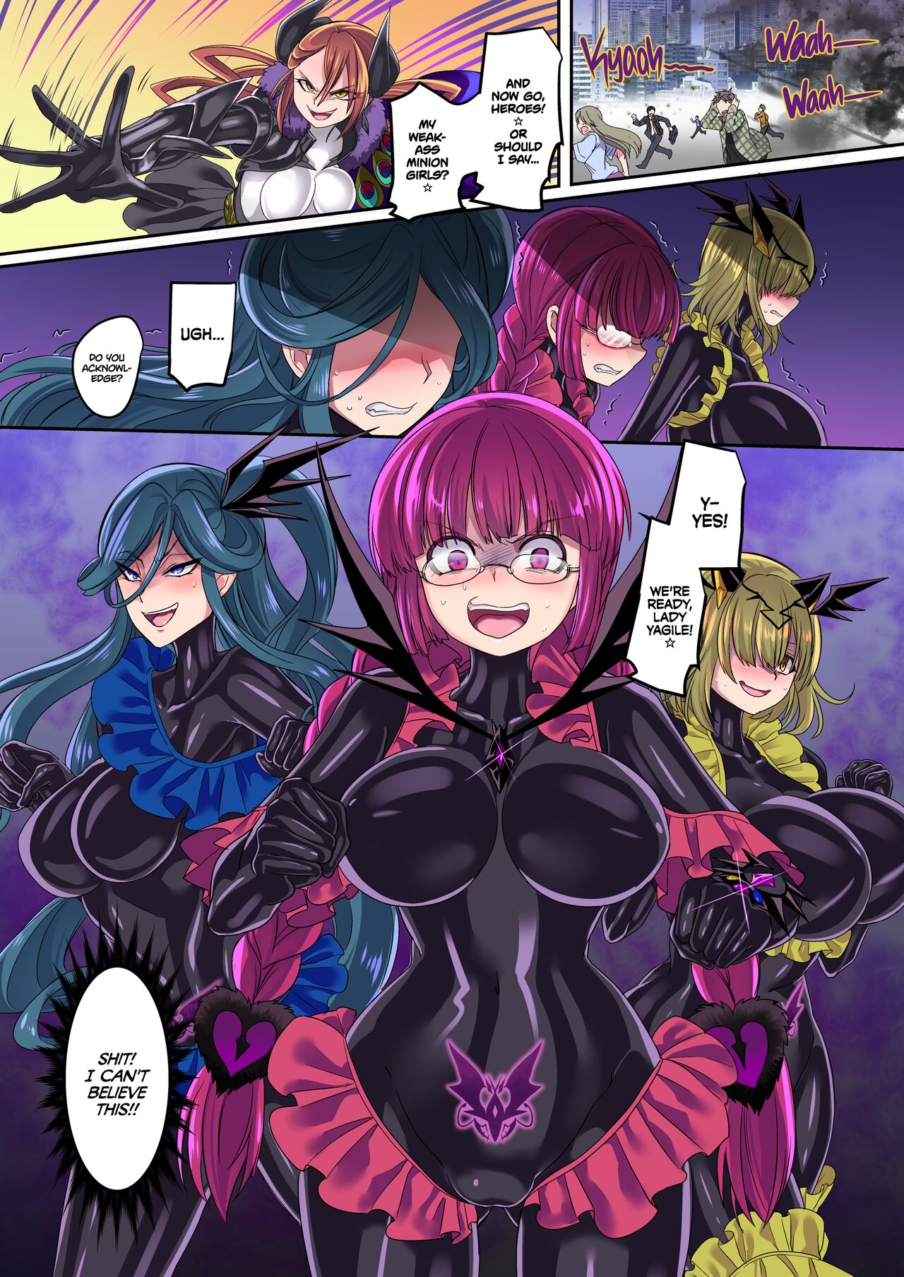 [Amuai Okashi Seisakusho (Kouji)] Saikyou no Seigi no Hero wa Kagami no Naka de wa Saijaku no Kaijin | The Strongest Hero of Justice is the Weakest Villain in the Mirror [English] numero di immagine  2