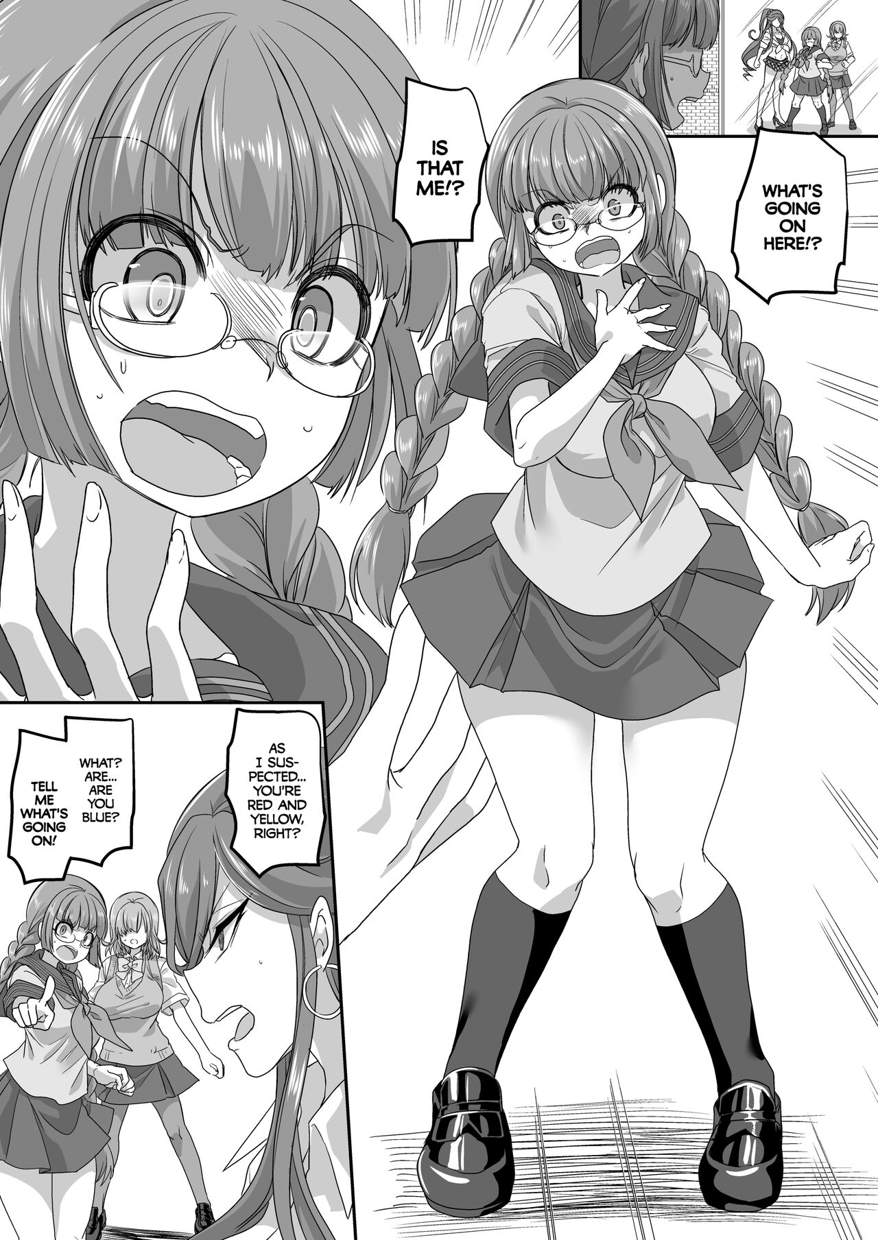 [Amuai Okashi Seisakusho (Kouji)] Saikyou no Seigi no Hero wa Kagami no Naka de wa Saijaku no Kaijin | The Strongest Hero of Justice is the Weakest Villain in the Mirror [English] numero di immagine  9