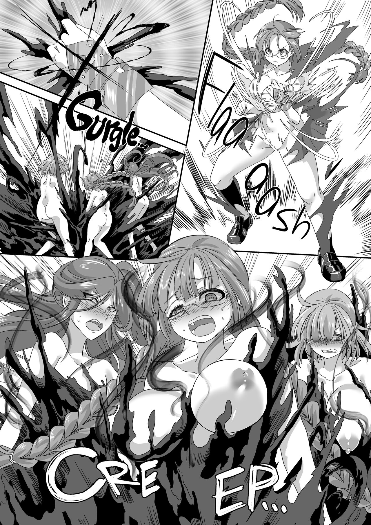 [Amuai Okashi Seisakusho (Kouji)] Saikyou no Seigi no Hero wa Kagami no Naka de wa Saijaku no Kaijin | The Strongest Hero of Justice is the Weakest Villain in the Mirror [English] numero di immagine  14