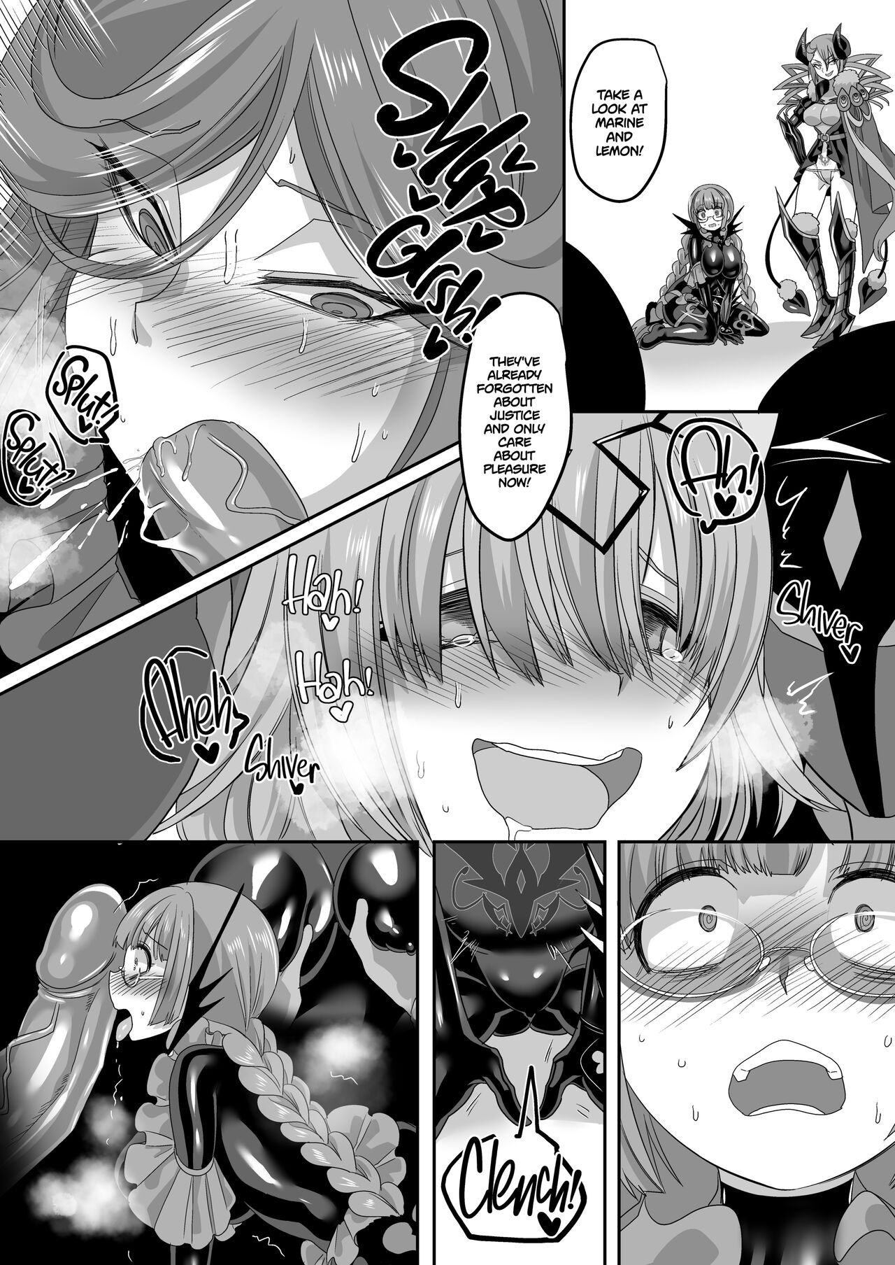 [Amuai Okashi Seisakusho (Kouji)] Saikyou no Seigi no Hero wa Kagami no Naka de wa Saijaku no Kaijin | The Strongest Hero of Justice is the Weakest Villain in the Mirror [English] numero di immagine  32