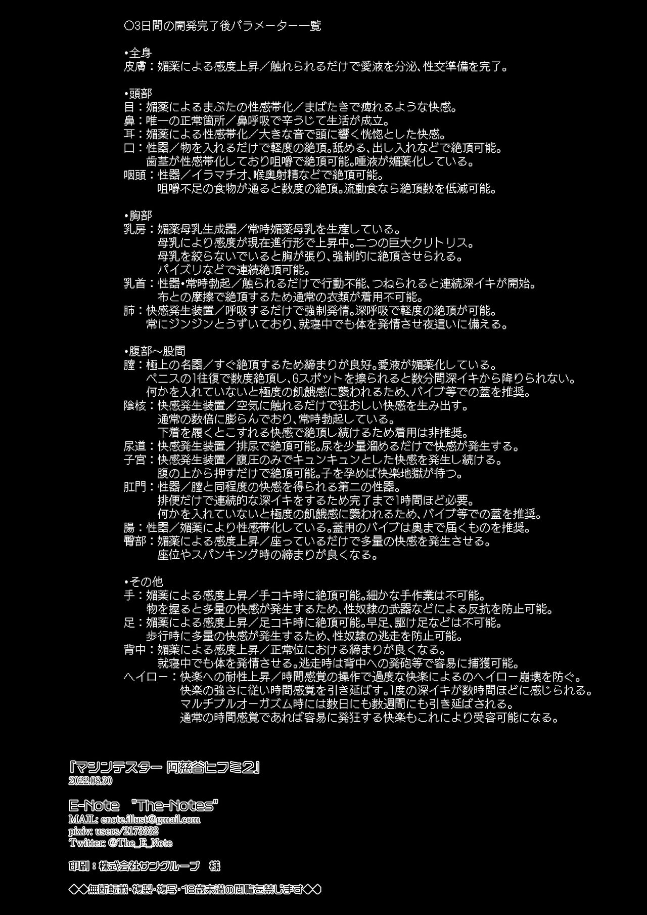 [The-Notes (E-Note)] Machine Tester Ajitani Hifumi 2 (Blue Archive) [English] [Digital] image number 27