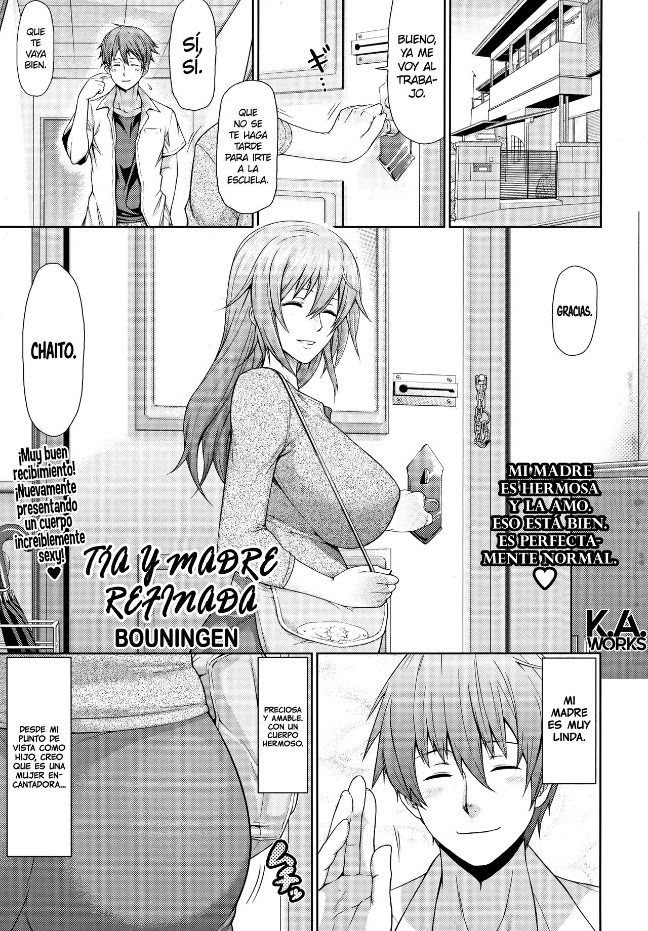[Bouningen] Oba to Shukubo | Tía y madre refinada (COMIC Tenma 2010-05) [Spanish] [K.A. Works] image number 1