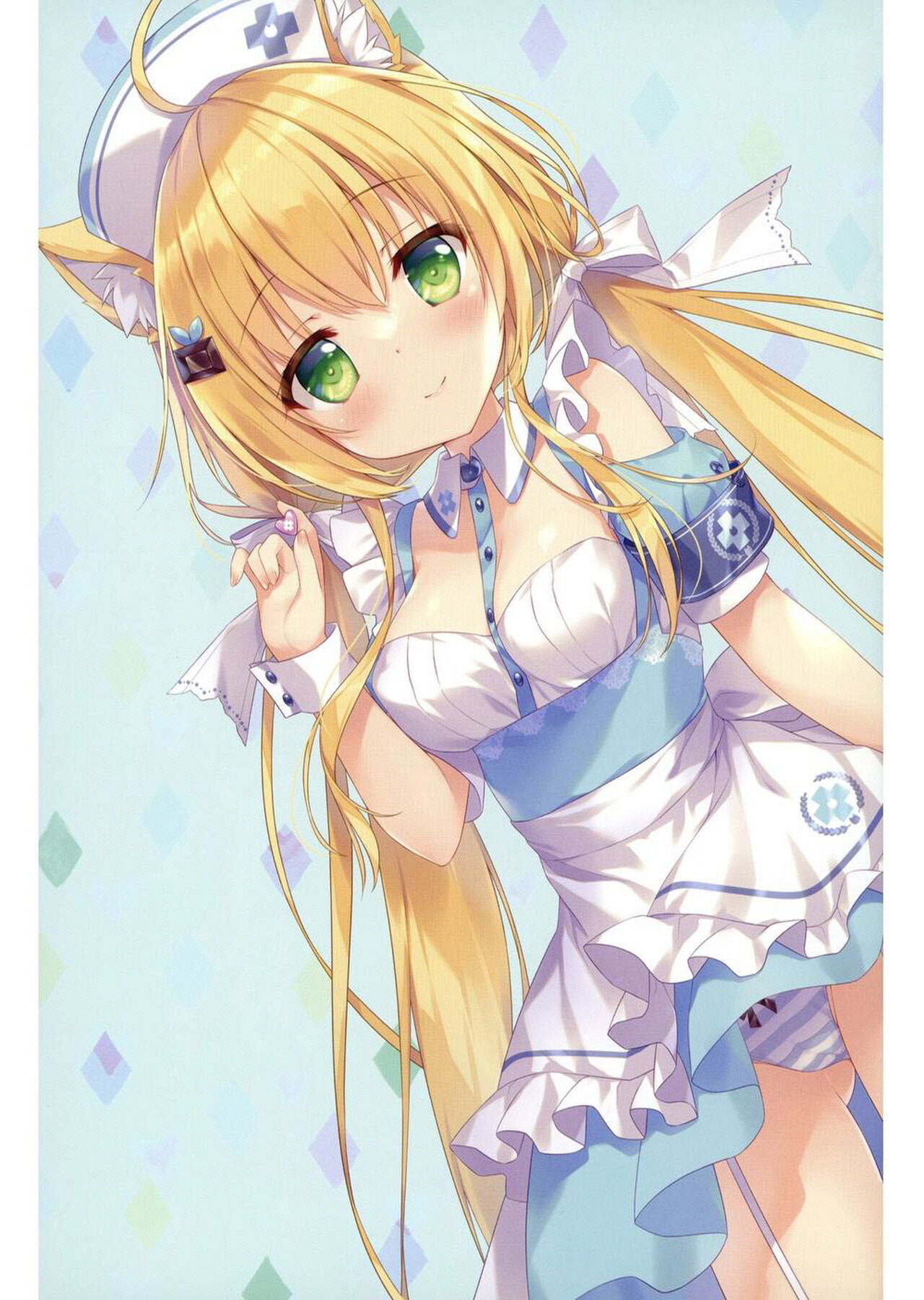 nekomimitenshi na choco mint-san | 고양이귀 천사 초코민트양 [팀 눈마갤] image number 3