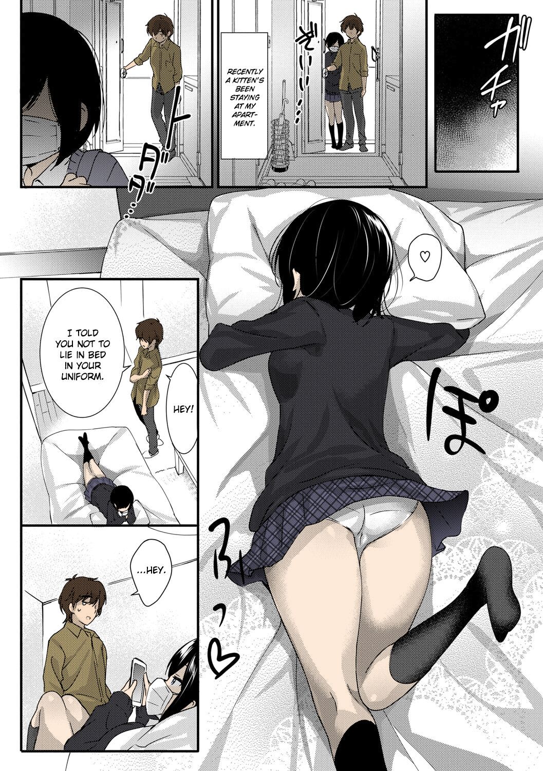 [emily] Bed no Koneko-chan (Milk Splash) [English] [Thennos Scans] [Colorized] [Digital] image number 2