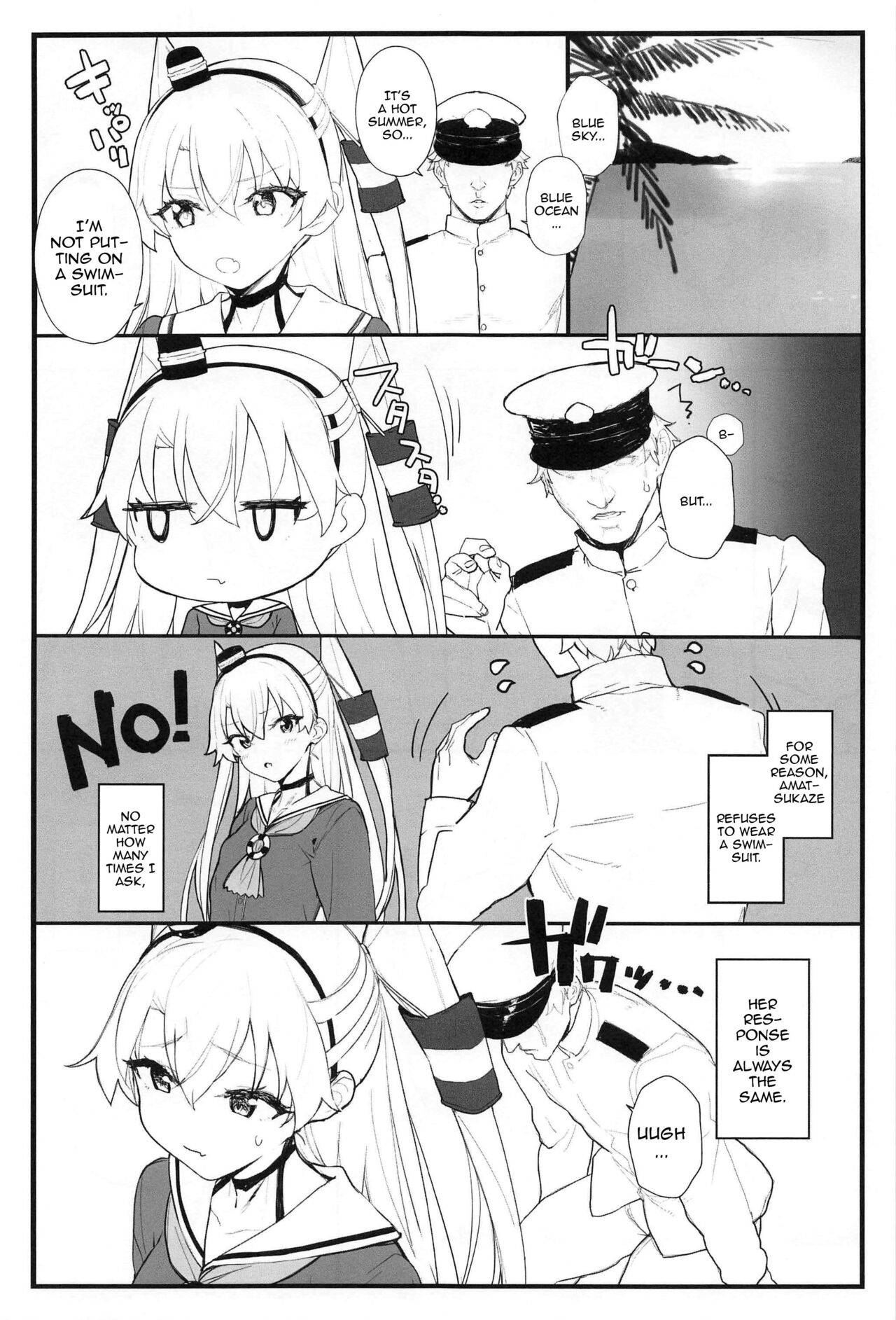 (COMIC1☆16) [remora field (remora)] Ama Ama Amatsukaze | Sweet Amatsukaze (Kantai Collection -KanColle-) [English] {Doujins.com} Bildnummer 2