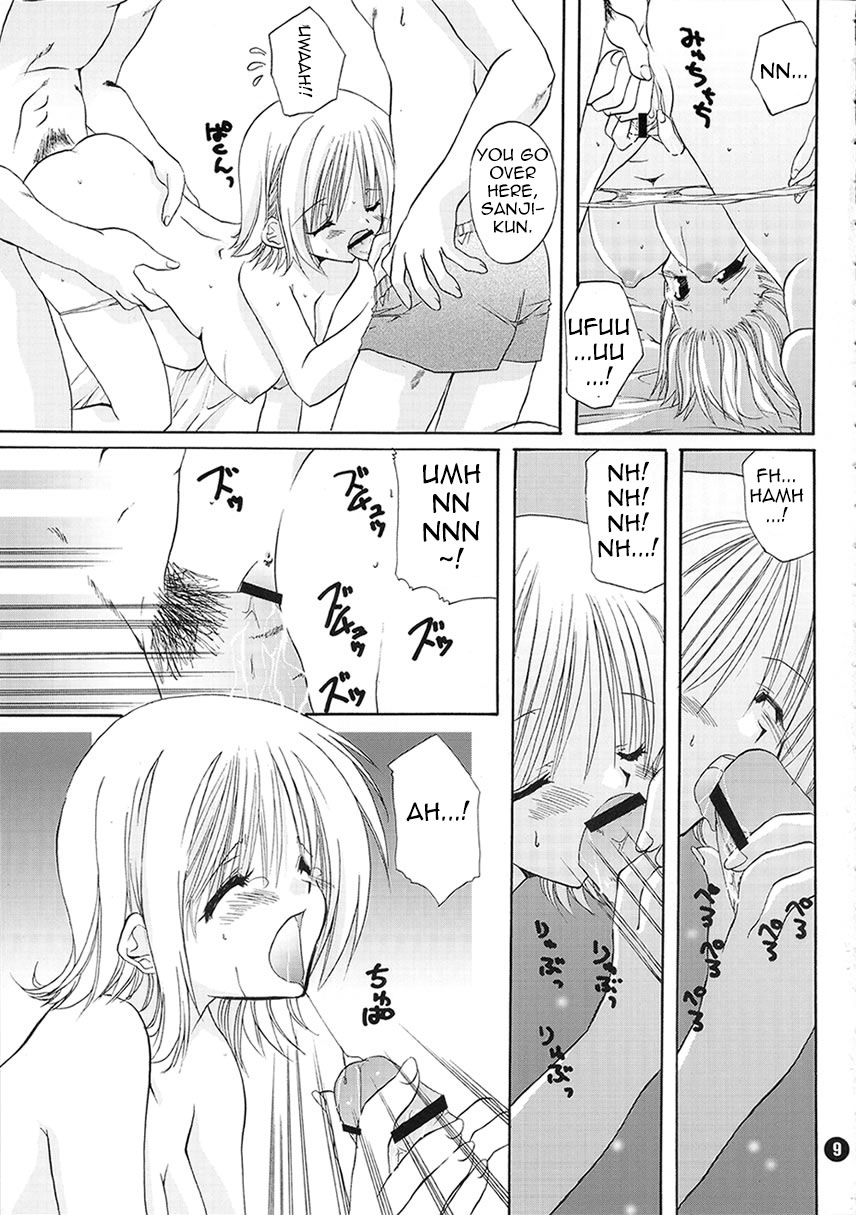 (C62) [Takanaedoko (Takanae Kyourin)] Orange Mystery (One Piece) [English] {Doujins.com} Bildnummer 8