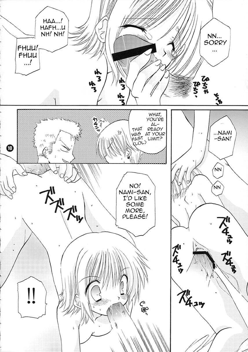 (C62) [Takanaedoko (Takanae Kyourin)] Orange Mystery (One Piece) [English] {Doujins.com} Bildnummer 9