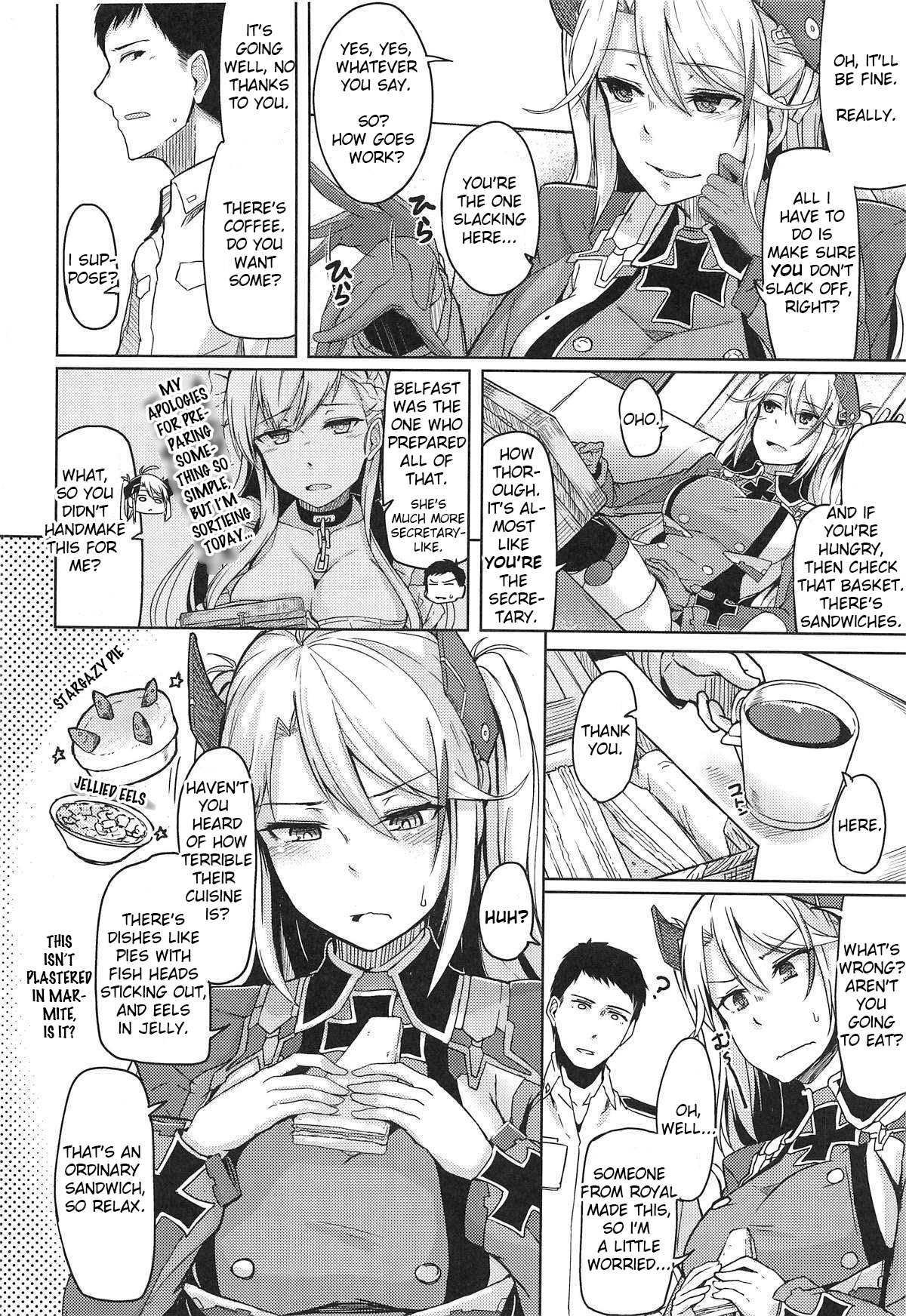 (COMIC1☆13) [ZIGZAG (Hirno)] Hishokan no Oshigoto | Secretarial Duties (Azur Lane) [English] numero di immagine  5