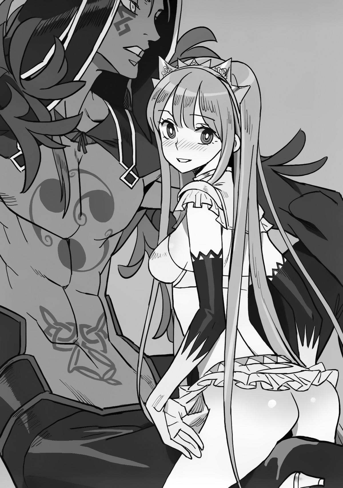 (C93) [VOLVOX (Kizaki)] Joou no Shikisai (Fate/Grand Order) [Chinese] [靴下汉化组] image number 3