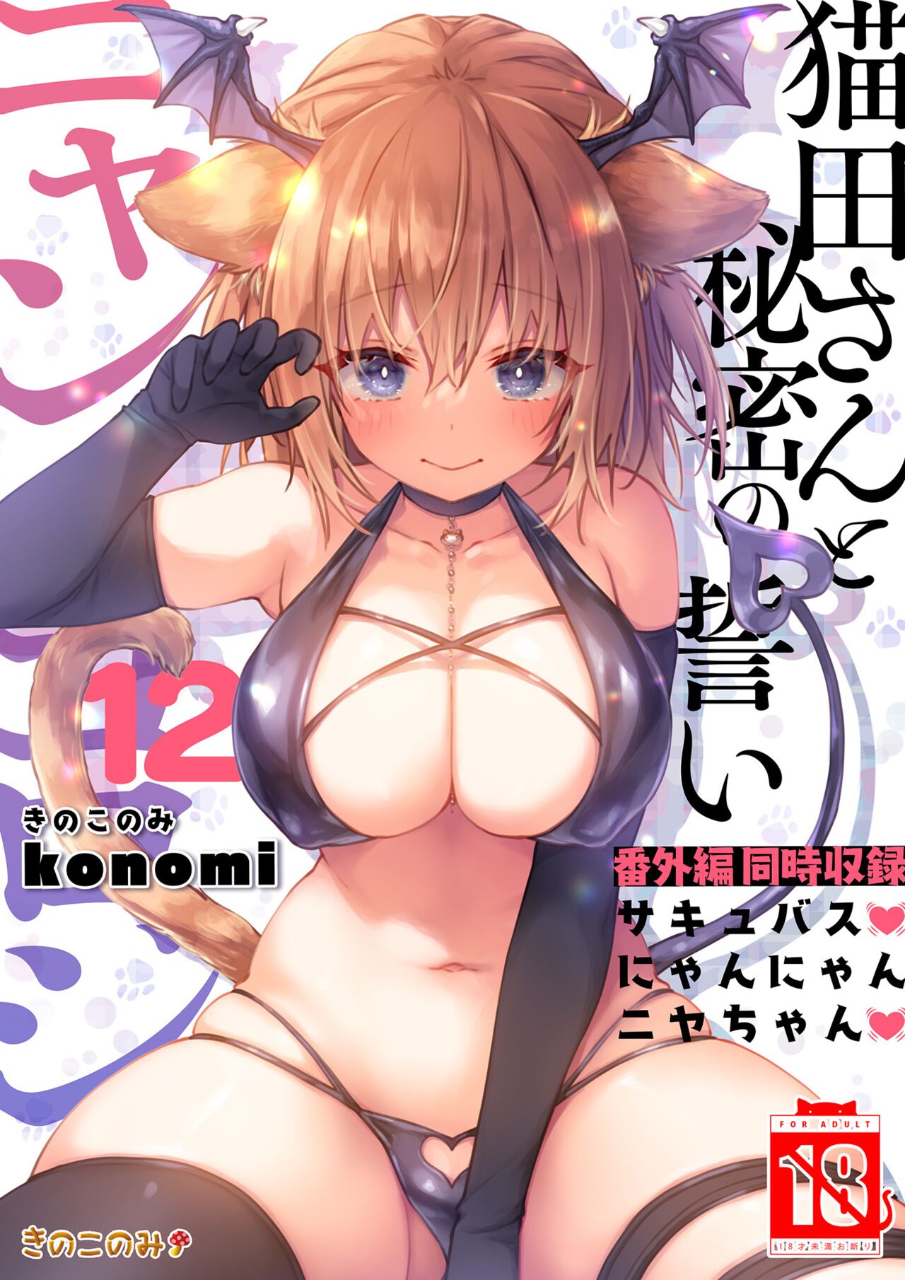 [Kinokonomi (konomi)] Nyancology 12 -Nekoda-san to Himitsu no Chikai- Bangaihen Douji Shuuroku "Succubus Nyan Nyan Niya-chan" [Digital] image number 2