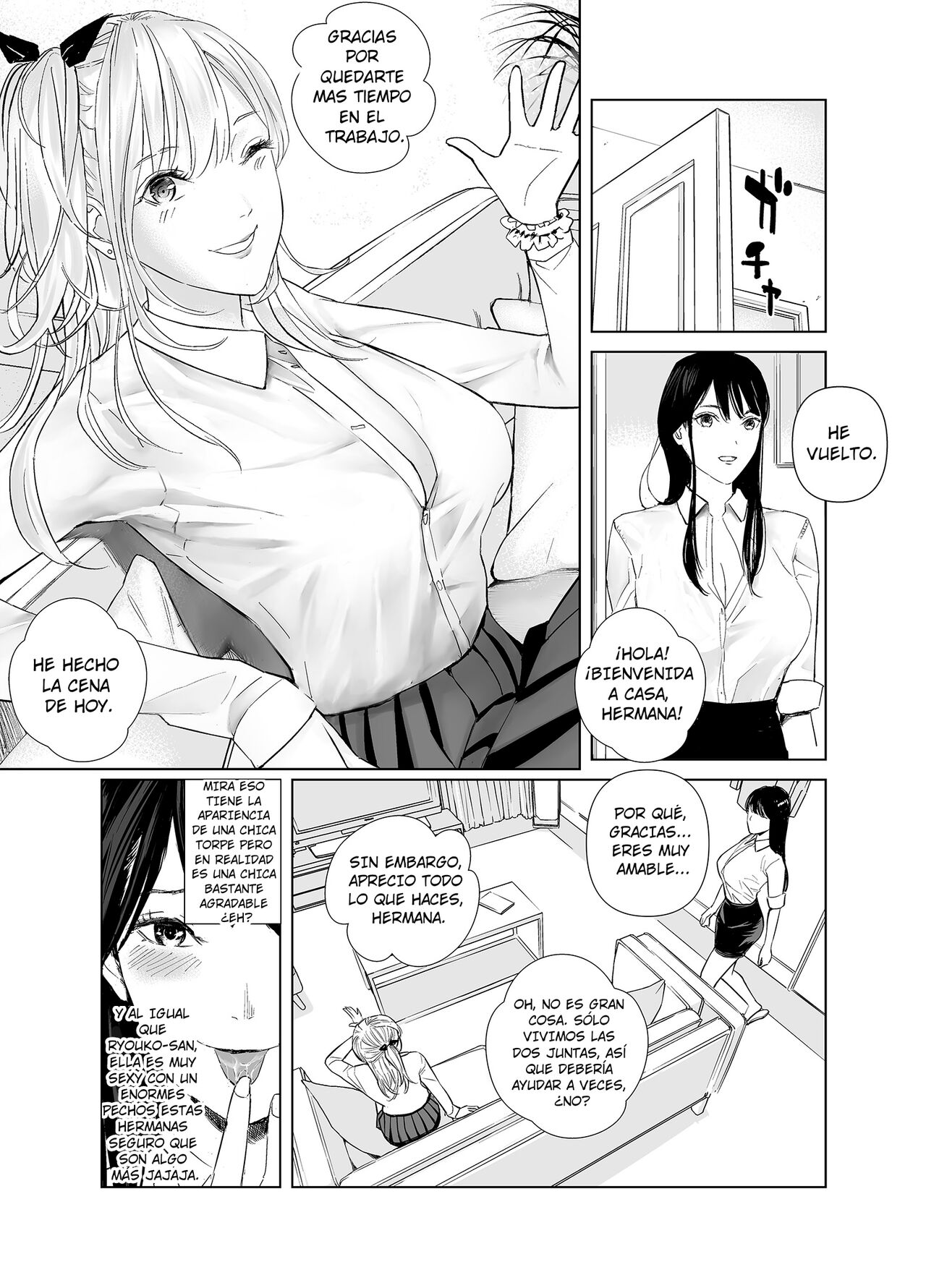 [Marialite (shida)] Saenai Kouhai wa Bijin OL to Hitotsu ni Naru | Cómo Un Oficinista Aburrido Se Convirtió en Uno Con Su Superior Sexy [Spanish] image number 14