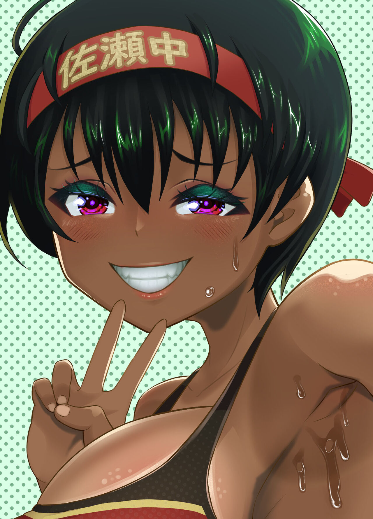 [Mofu Mofu Sheep (Fujikyuu)] Rikujou-bu Tsubasa Inran Kyonyuu Athlete | The Lewd Big Breasted Athlete of The Track and Field Club [English] {Doujins.com} numero di immagine  2