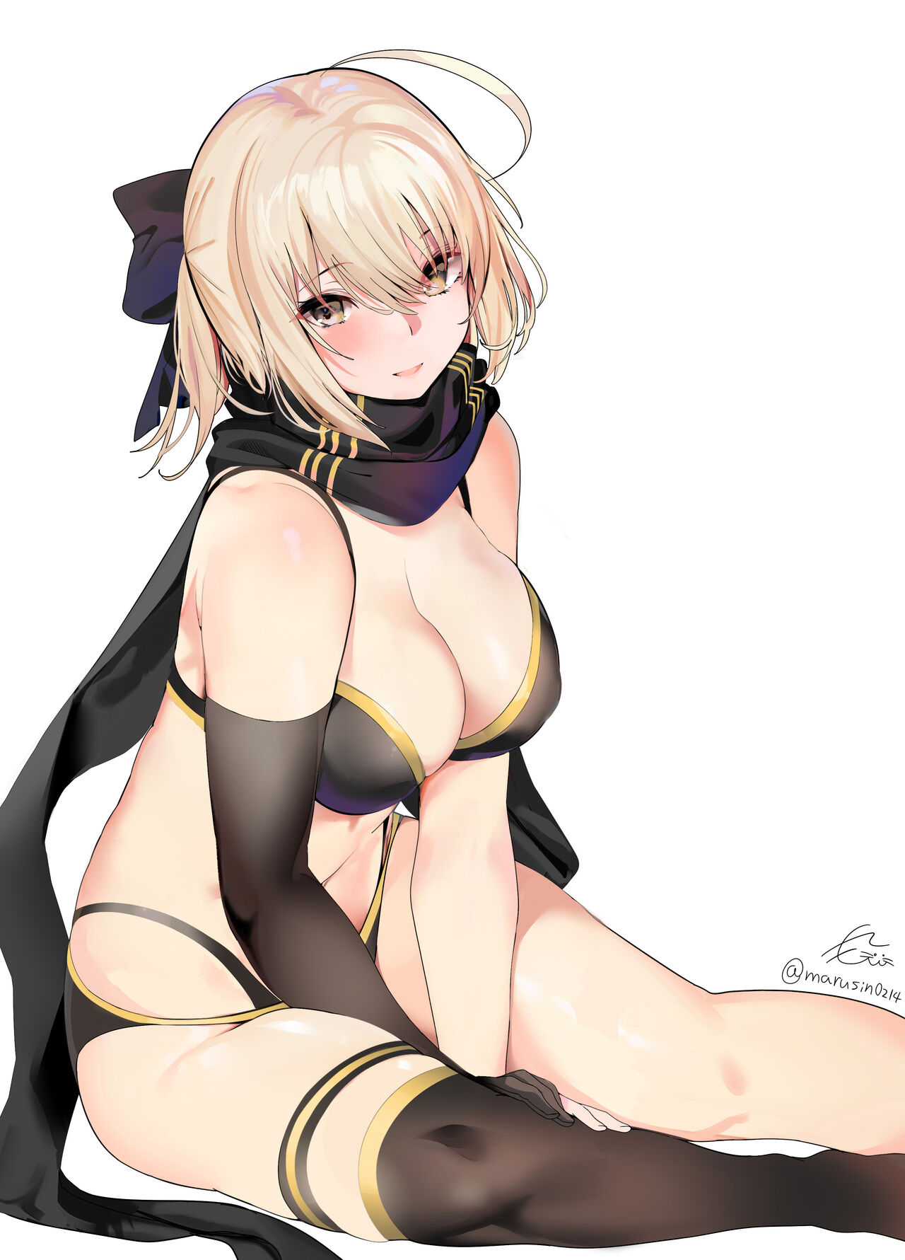 [Marushin] Mizugi Okita (Fate/Grand Order) 图片编号 1