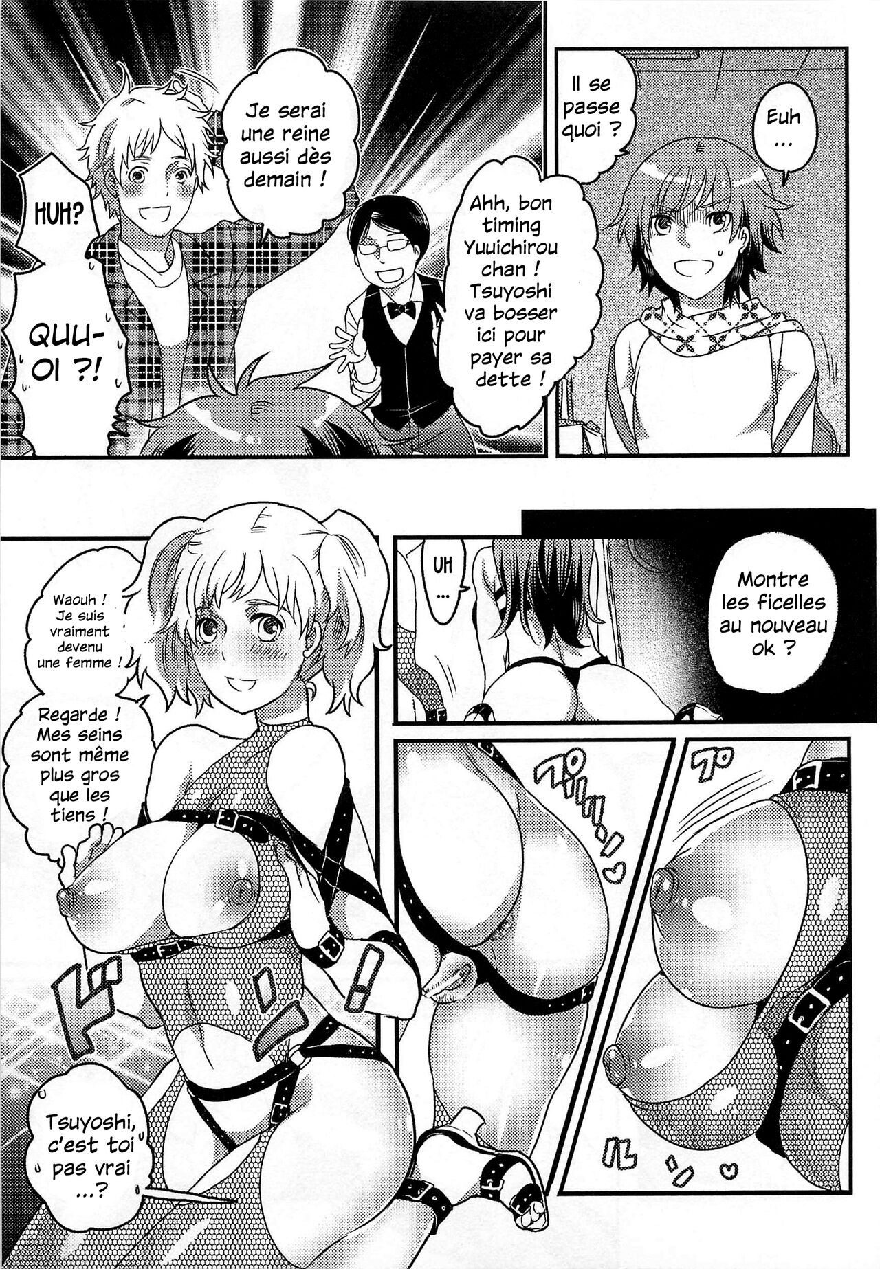 [Inochi Wazuka] Joou-sama Senka? II | Queen Specialist Ch. 2 (Nyotaika! Paradise 02) [French] (Julian378) 图片编号 9