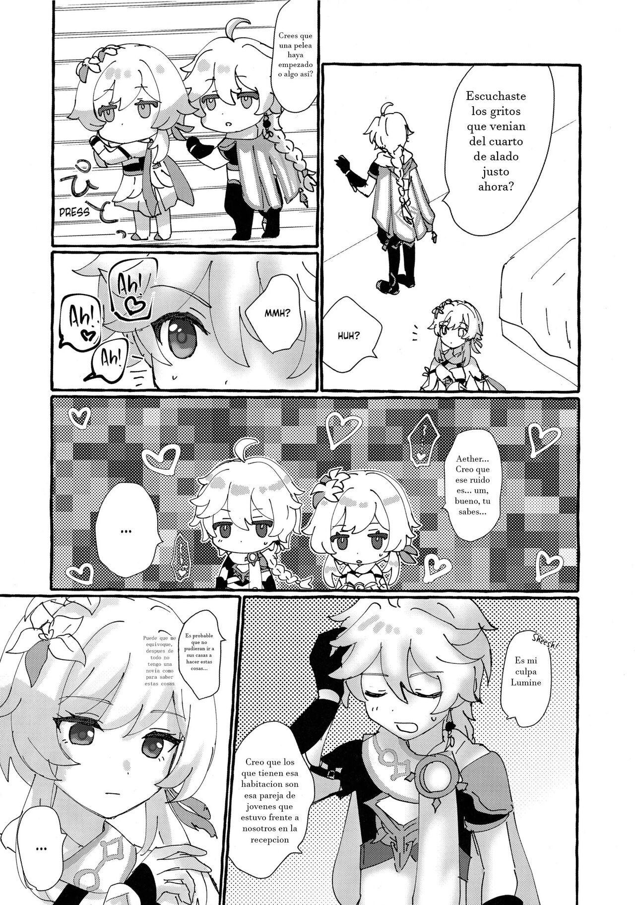 (Kami no Eichi) [Cotton Candy (Wataame)] Futari de Manegoto. | Our Secret Play (Genshin Impact) [Spanish] [UnDegeneradoTraduce] image number 5