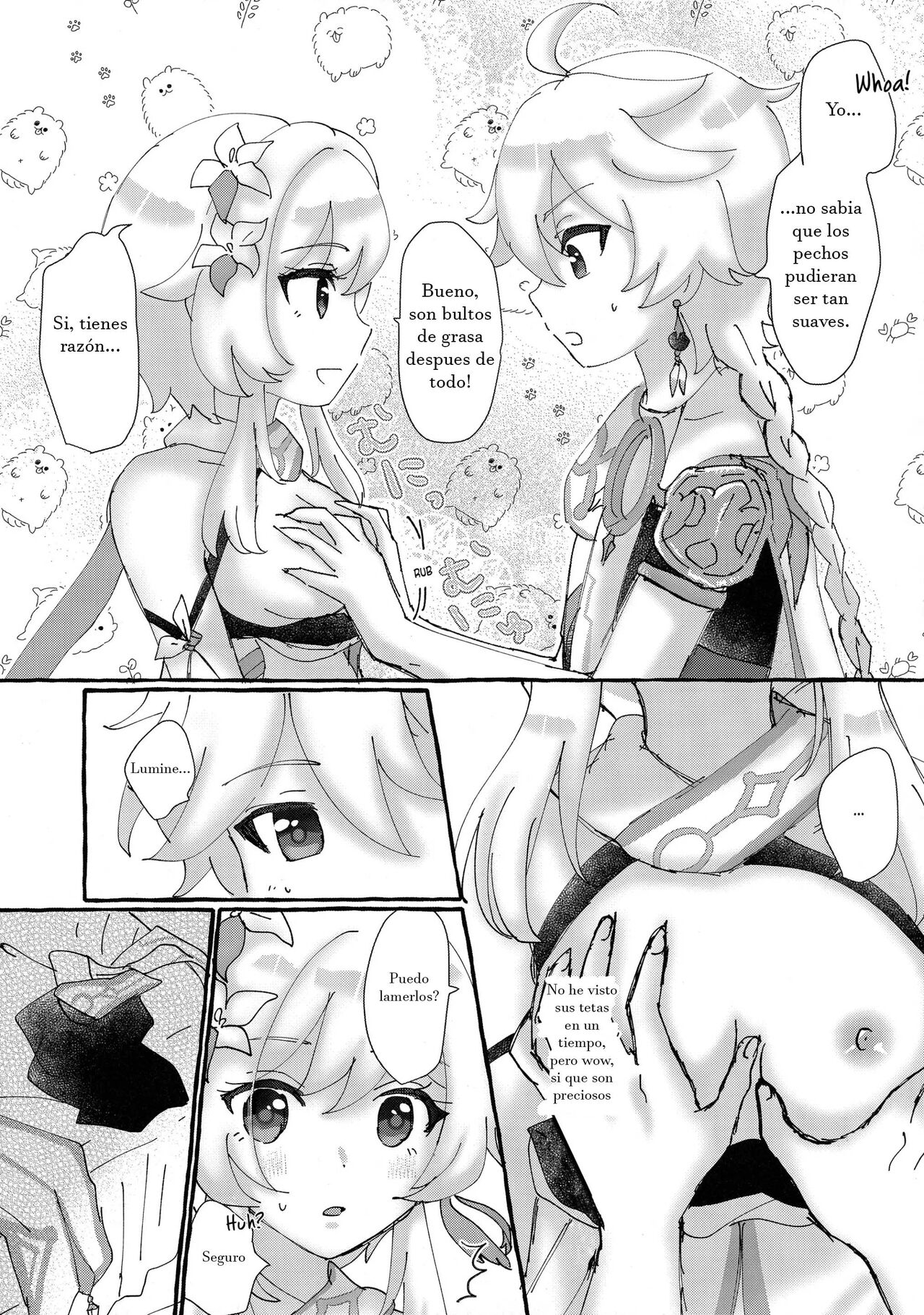 (Kami no Eichi) [Cotton Candy (Wataame)] Futari de Manegoto. | Our Secret Play (Genshin Impact) [Spanish] [UnDegeneradoTraduce] image number 12