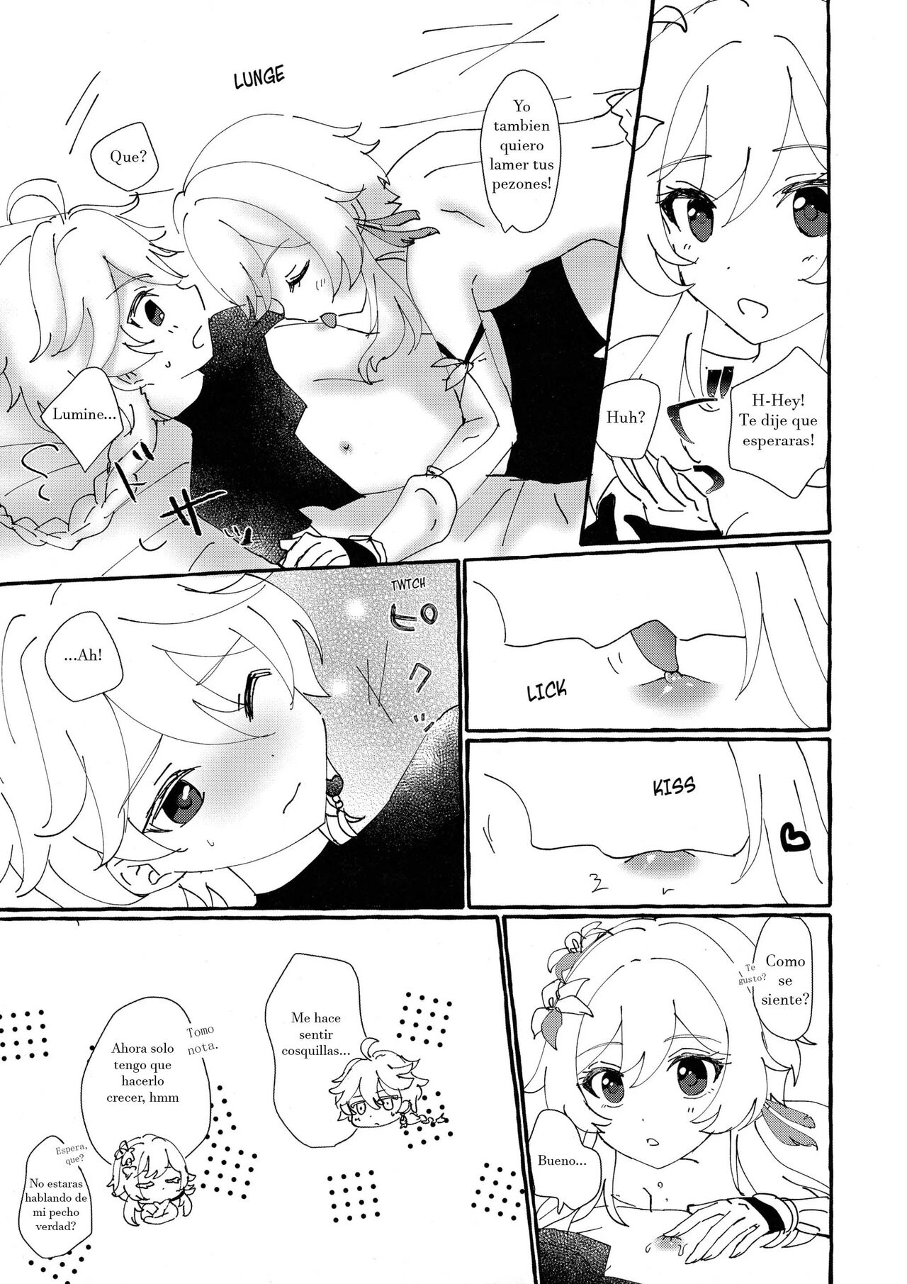 (Kami no Eichi) [Cotton Candy (Wataame)] Futari de Manegoto. | Our Secret Play (Genshin Impact) [Spanish] [UnDegeneradoTraduce] image number 14