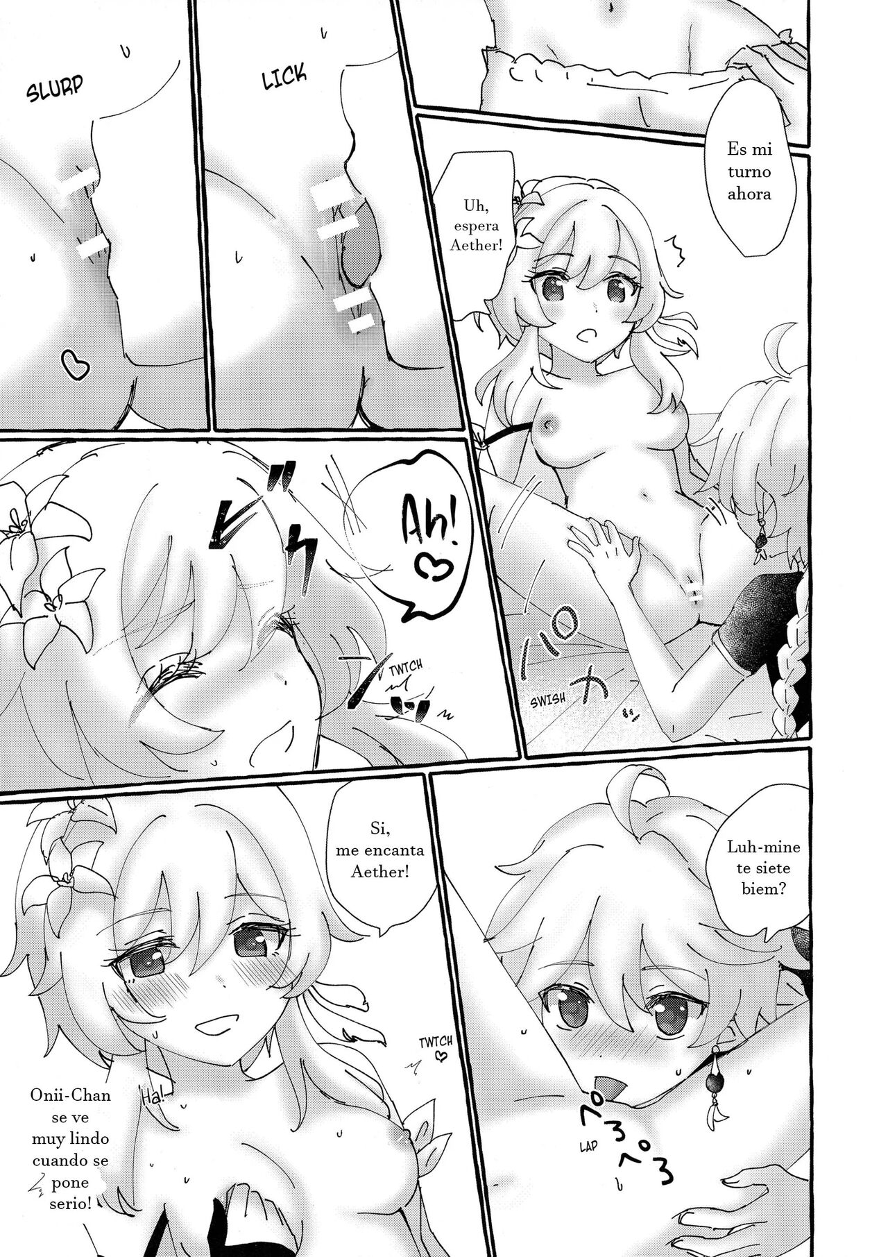 (Kami no Eichi) [Cotton Candy (Wataame)] Futari de Manegoto. | Our Secret Play (Genshin Impact) [Spanish] [UnDegeneradoTraduce] image number 18