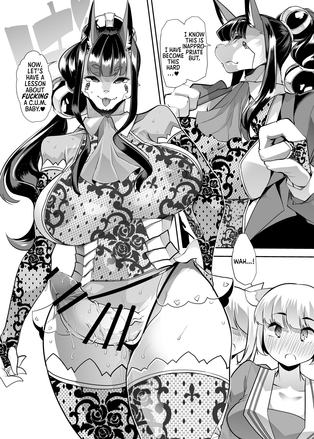 [Team Harenchi (Mitsuhime Moka)] Yuutousei-chan wa Shaseibyou | Honor student is a C.U.M. (Cumming Uncontrollably Madness) Baby  [English] [Sonarin迫] numero di immagine  24