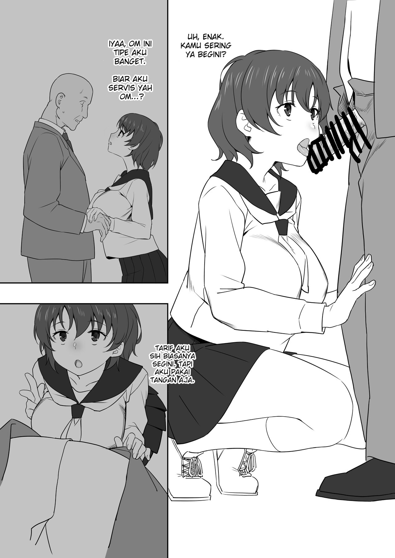 (C99) [Kamagabuchi (Hatanaka)] Cewek SMA dan Om-om [Indonesian] [Gagak_Ireng] numero di immagine  4